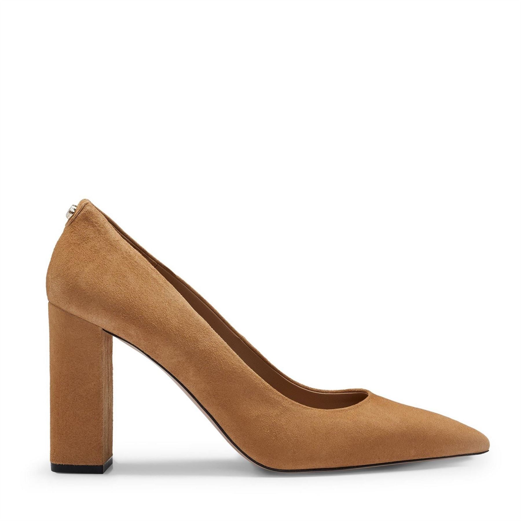 Boss High Heel Block Court Shoes