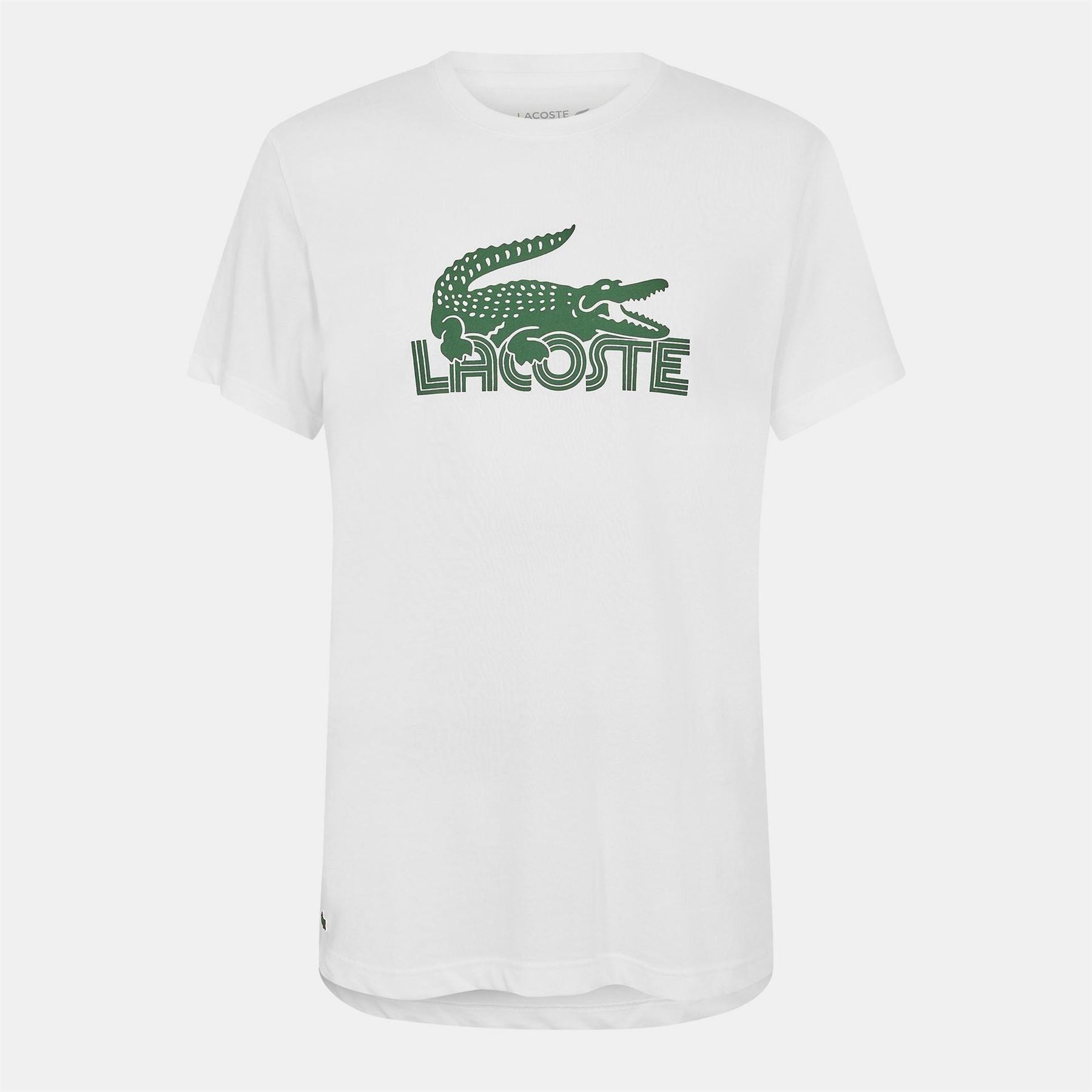 Lacoste Regular Fit Crocodile Print Crew Neck T-Shirt