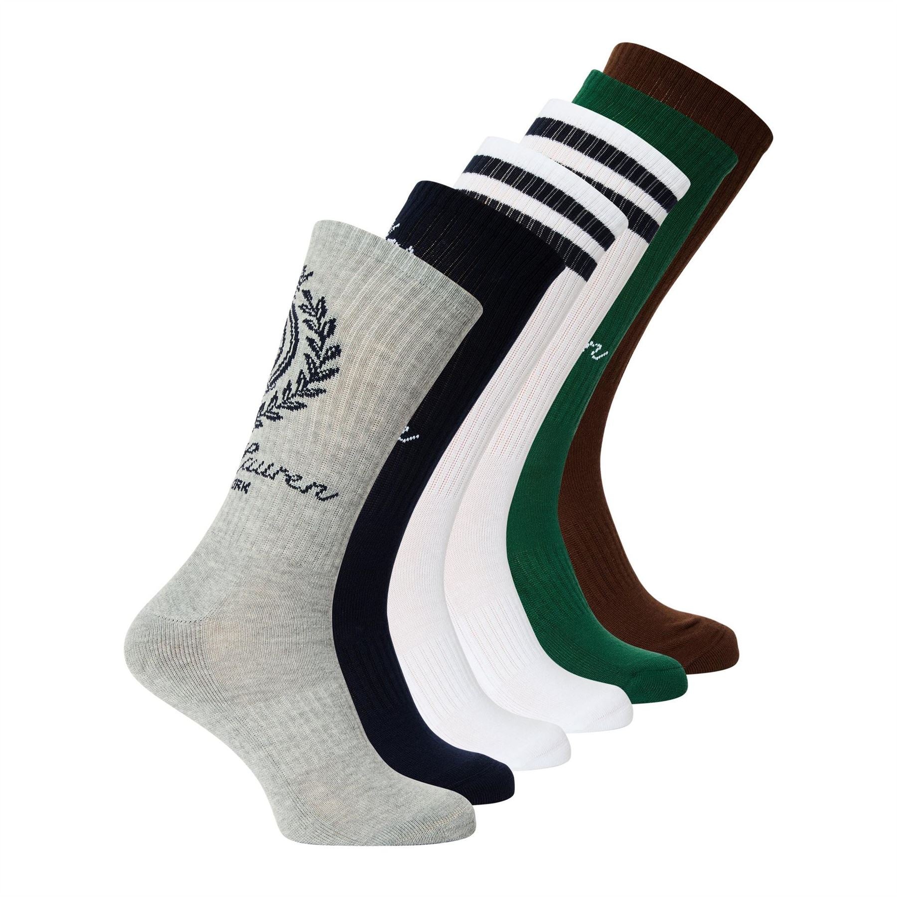 Polo Ralph Lauren Pack Crest Crew Socks