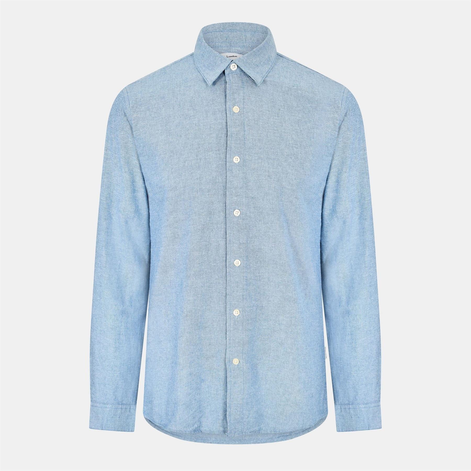 Peter Werth Edward Collared Neck Long Sleeve Slim Fit Shirt