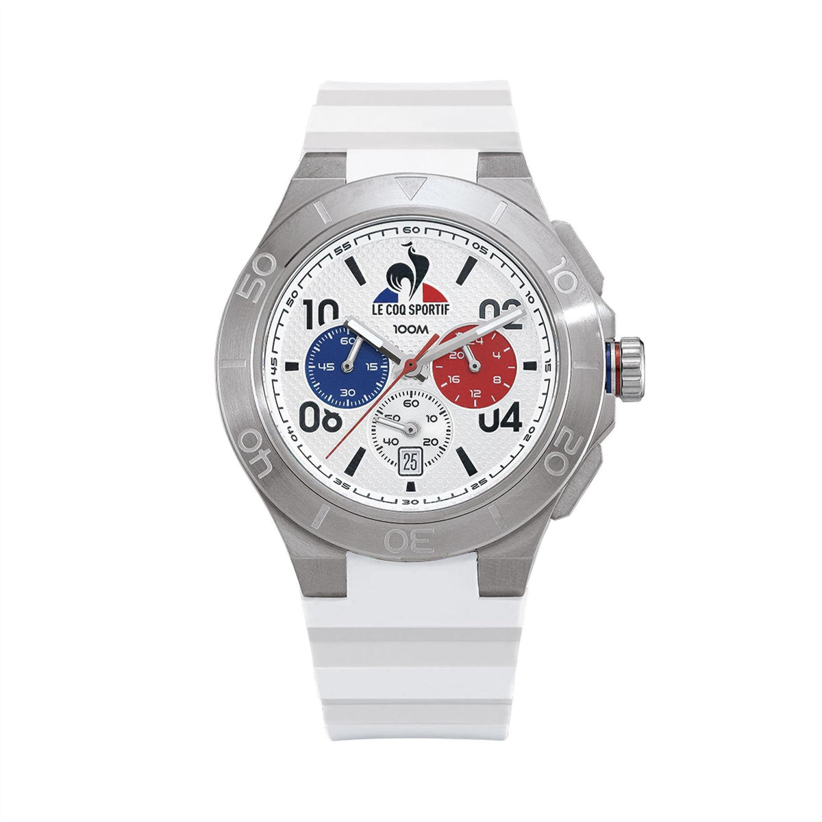 Le Coq Sportif White Plastic Digital Watch