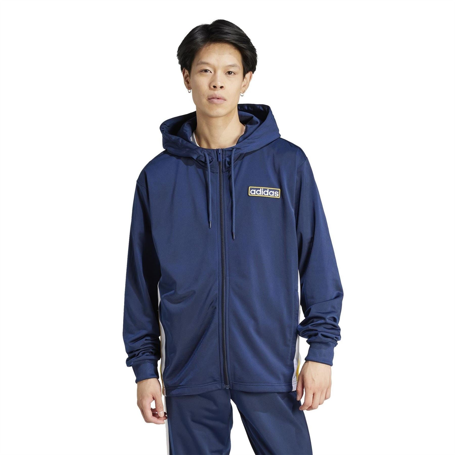 adidas Originals Adibreak Hooded Ribbed Cuff Track Jacket