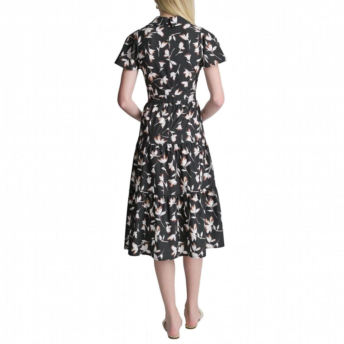 DKNY Commute Midi Shirt Dress
