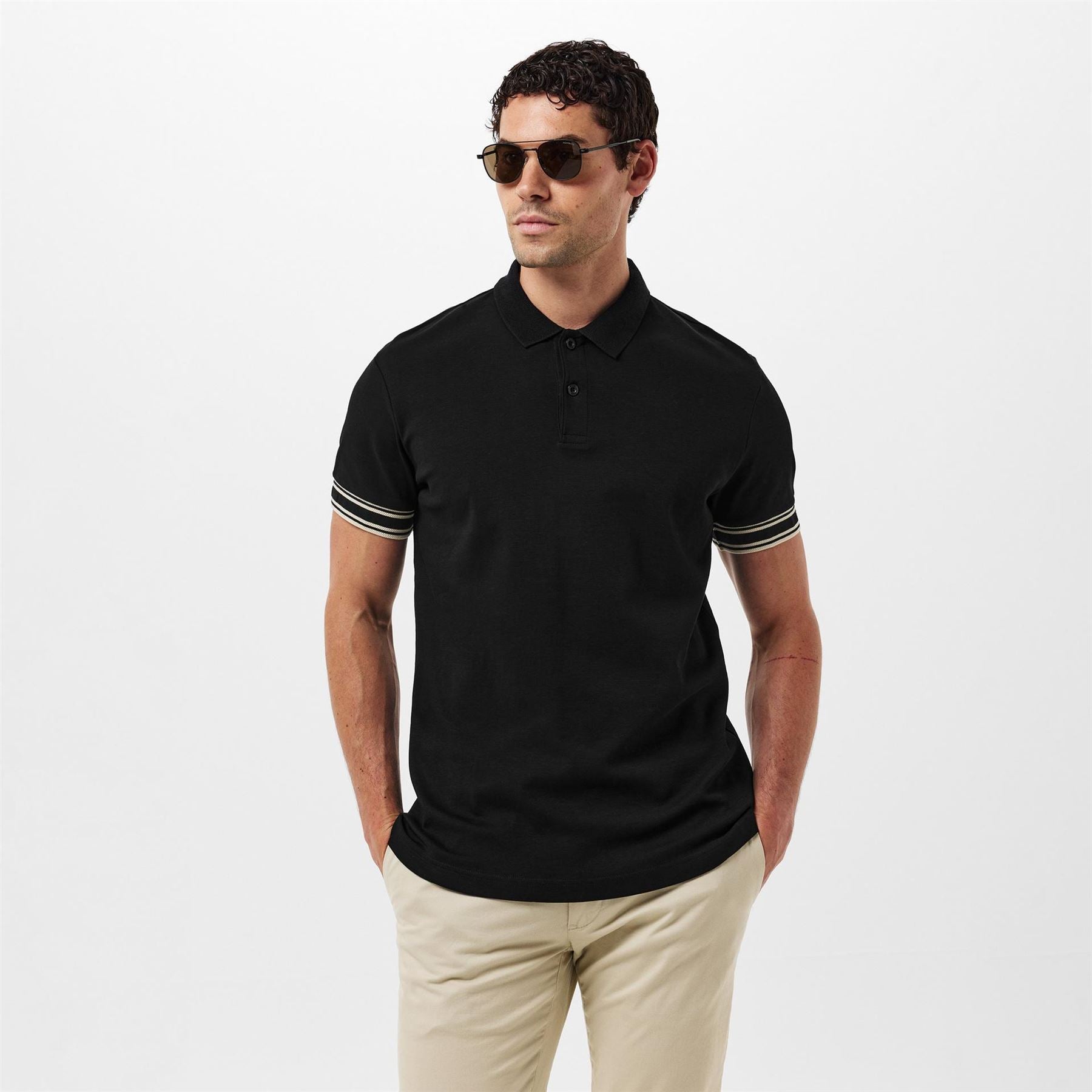 Boss Hbg Zone Sleek Button Up Polo Shirt