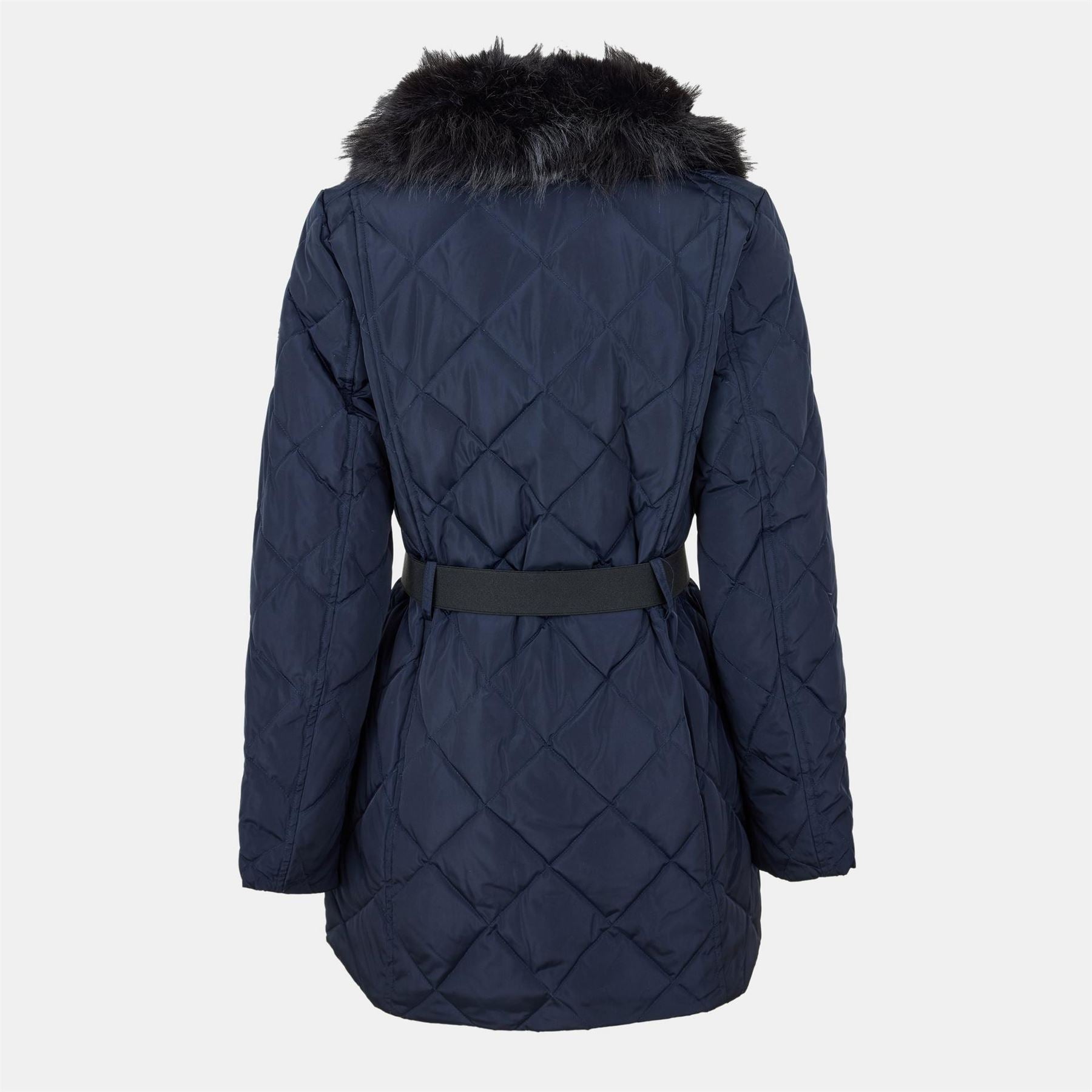 Lauren by Ralph Lauren Real Leather Medium Puffer Jacket