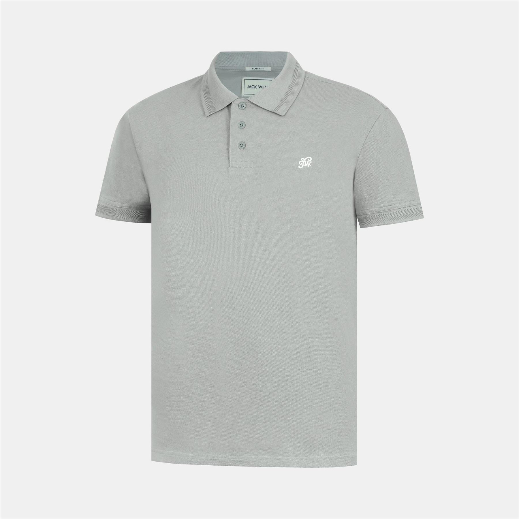 Jack Wills Fine Pique Cotton Short Sleeve Polo Shirt