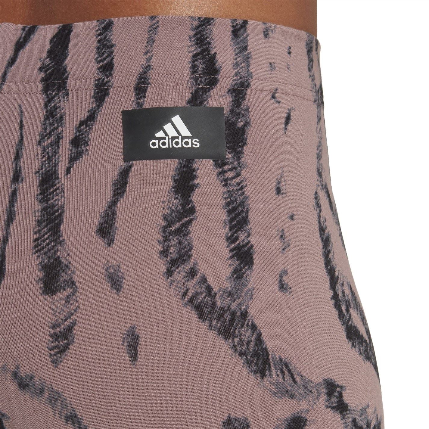 adidas Womens Icons Animal Print Leggings
