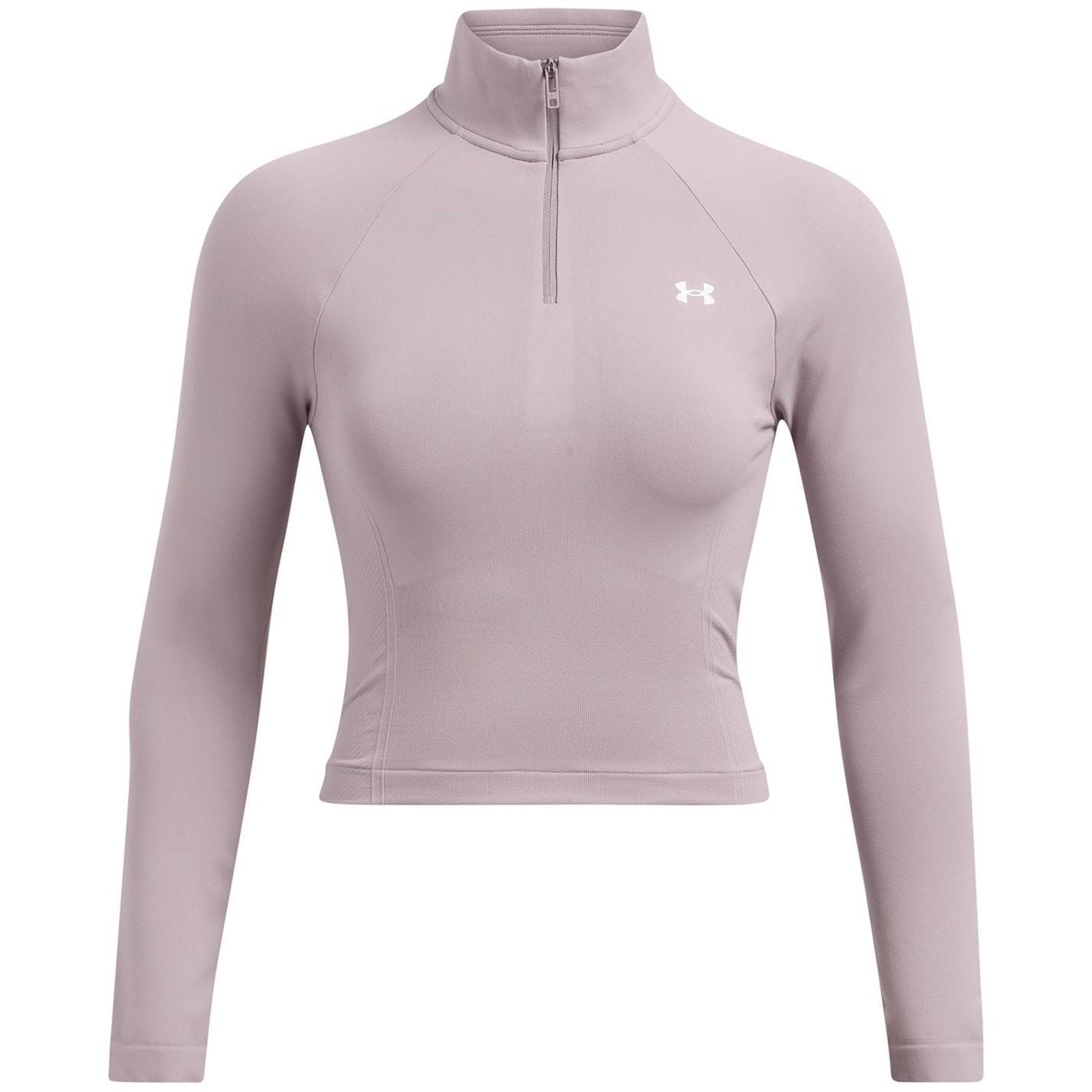 Under Armour Funnel Neck Zip Long Sleeve Raglan Athletic Top