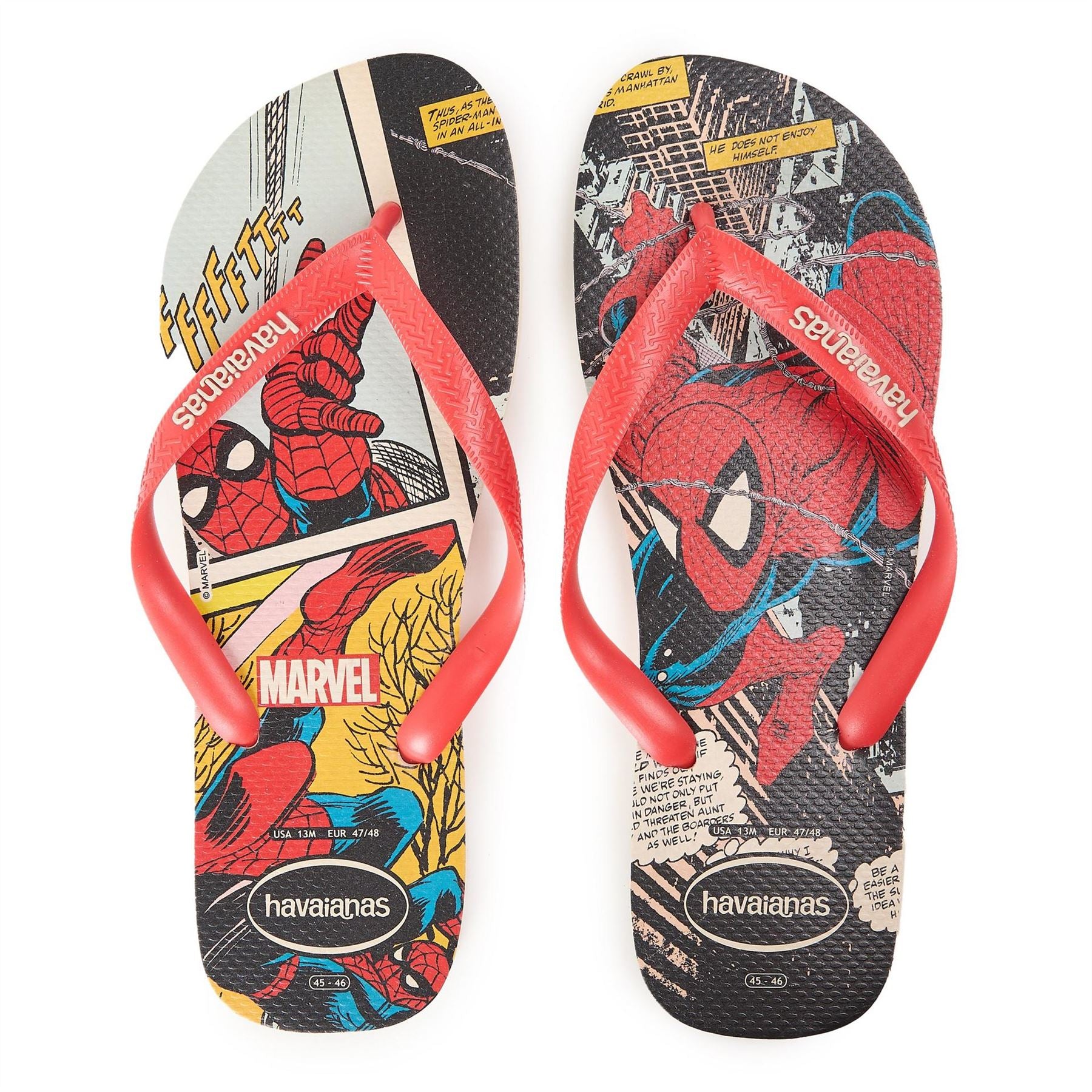 Havaianas Mens Hav. Top Marvel Classics Beige Stra Flip Flops