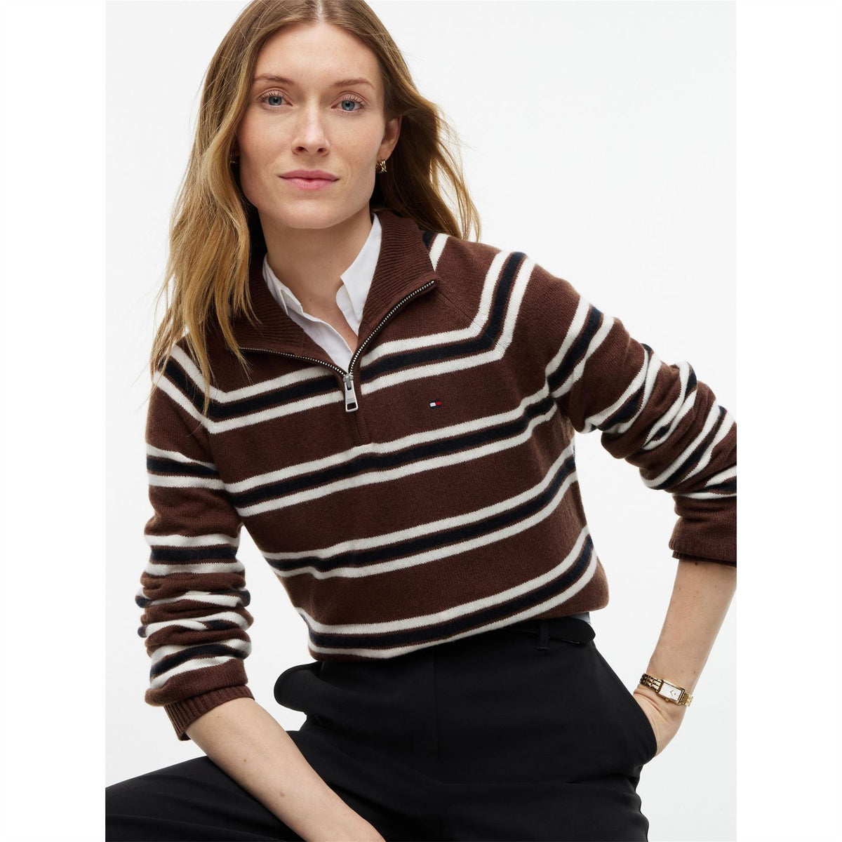 Tommy Hilfiger Wljersey Quarter Knit Ld64