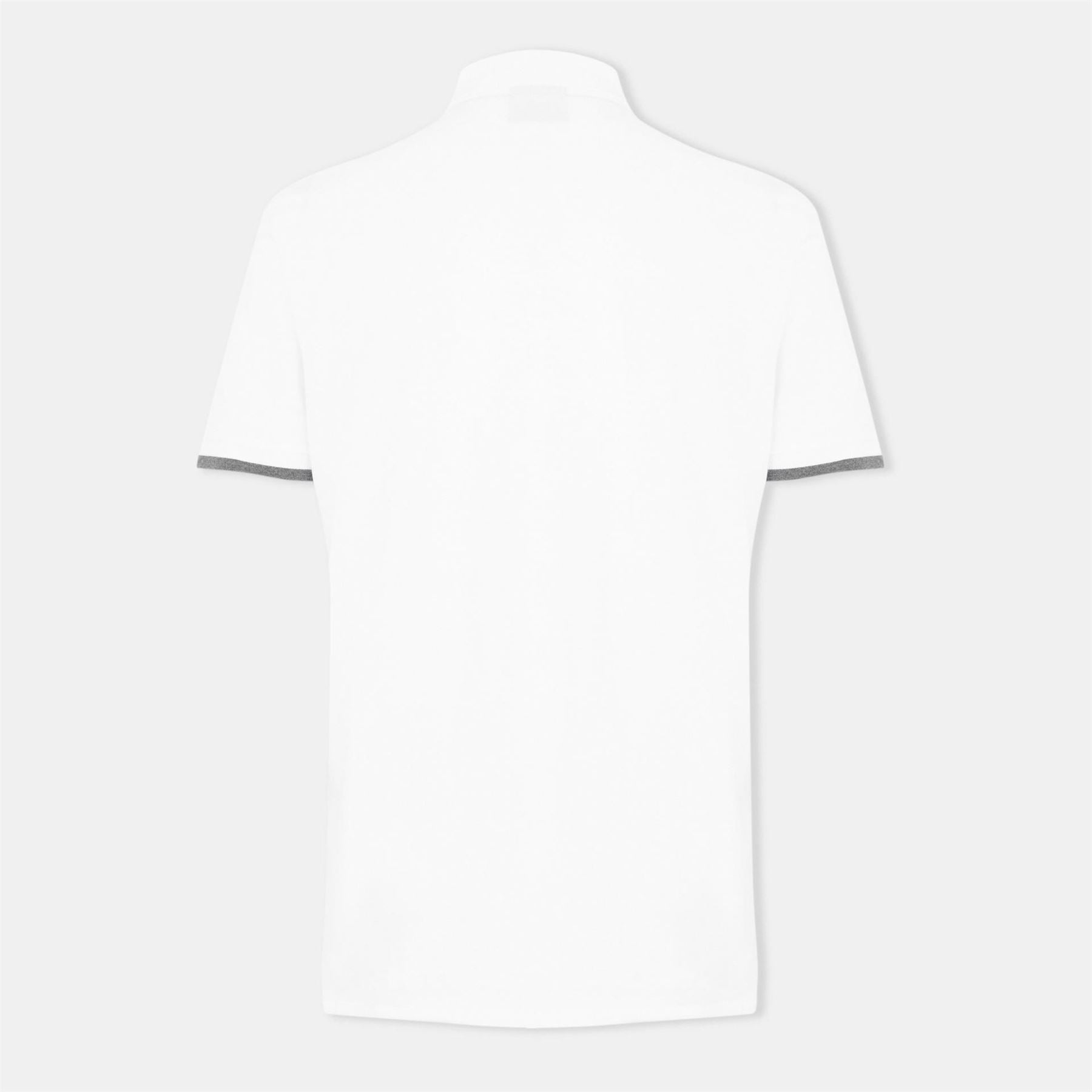 Boss Collared Neck Button Placket Polo Shirt