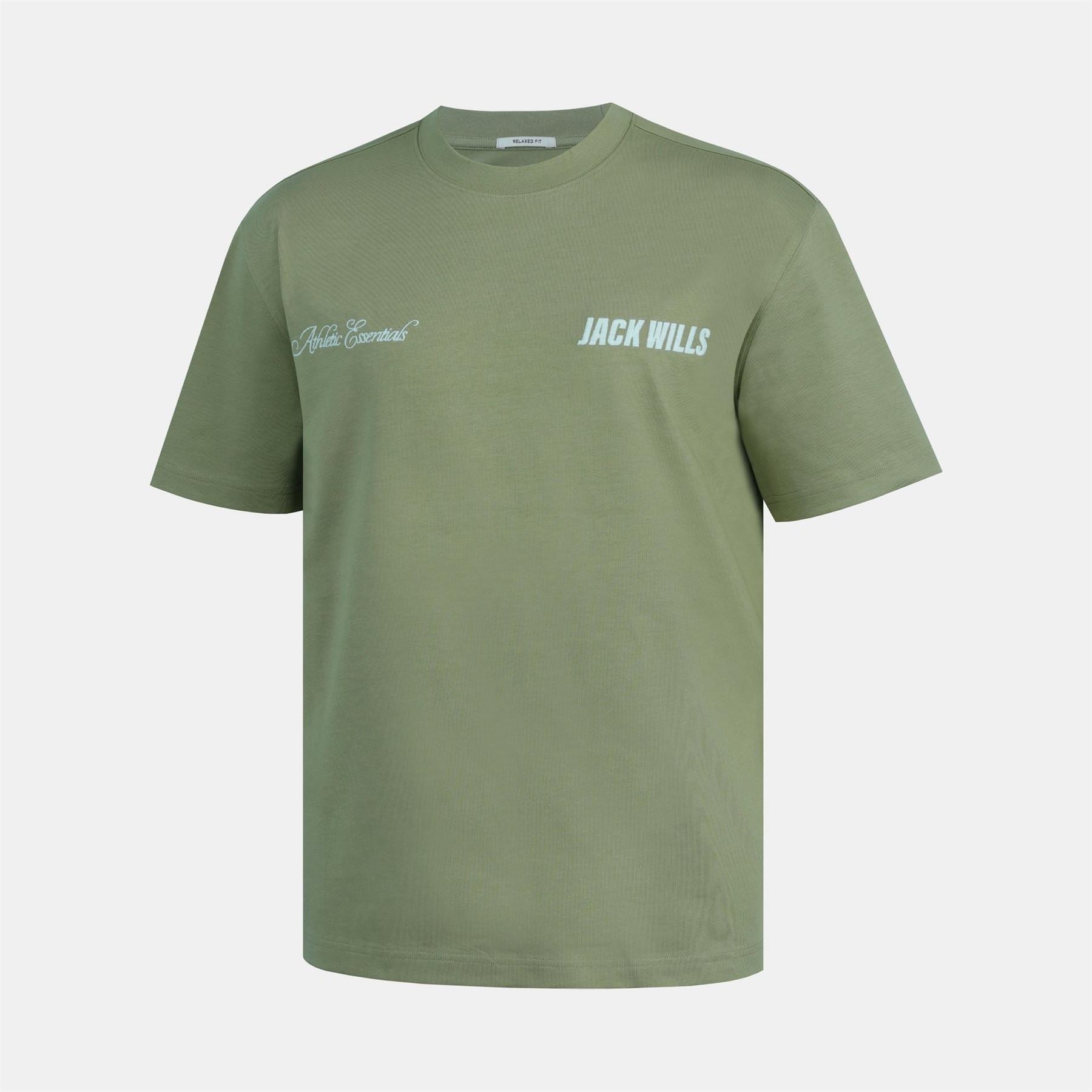 Jack Wills Script Mix Cotton Short Sleeve Oversized T-Shirt
