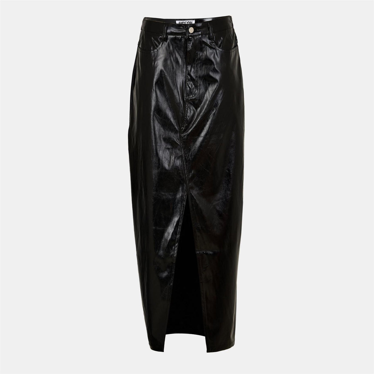 AmyLynn Metallic Maxi Pencil Skirt