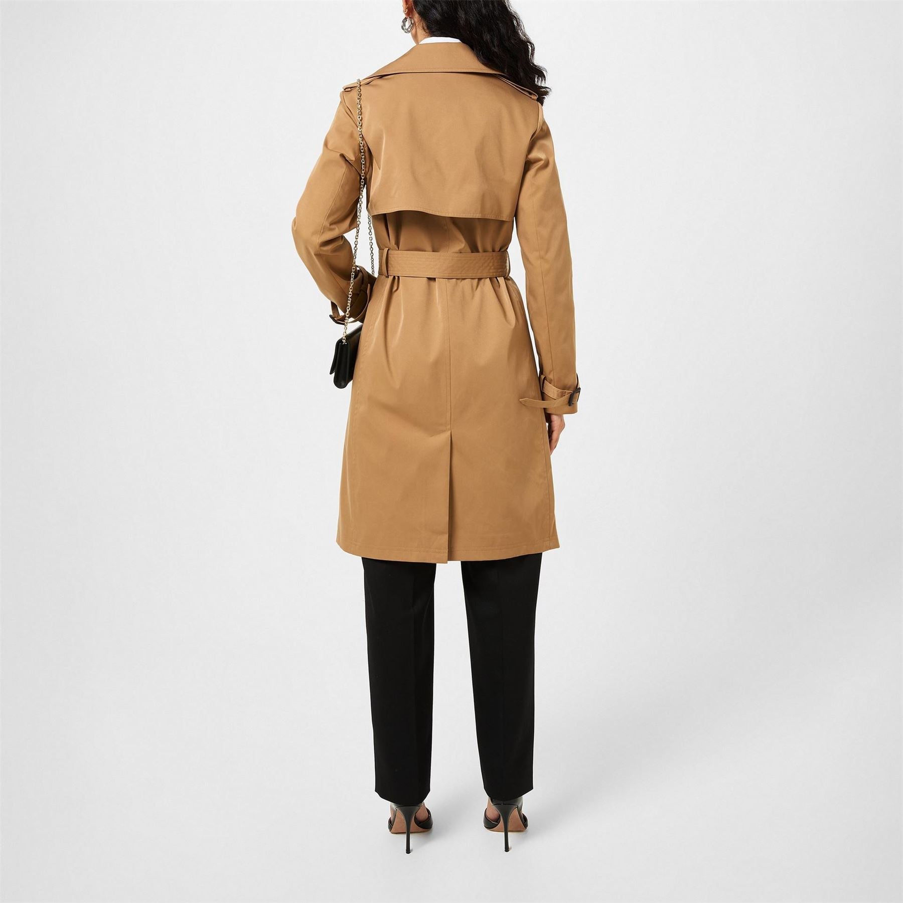Boss Conry Double Breasted Long Sleeve Trench Coat