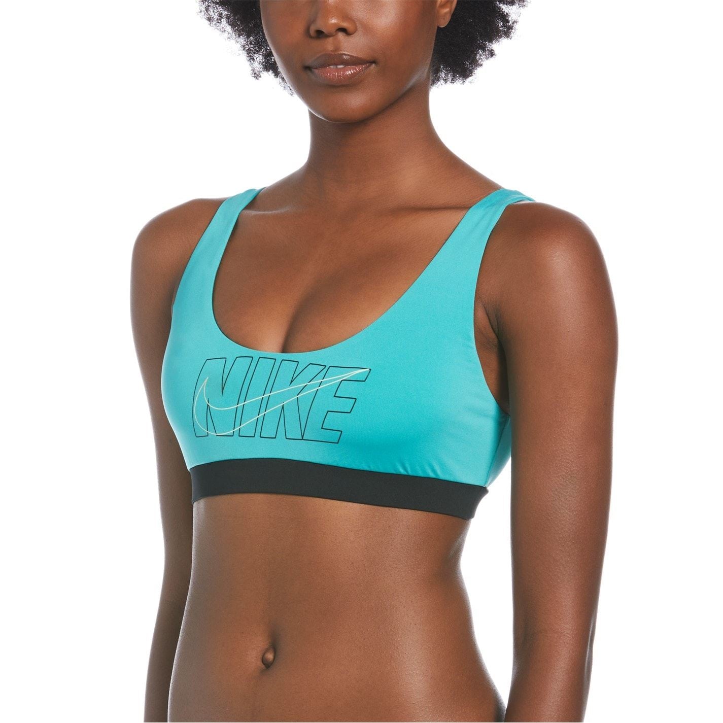 Nike Womens Multi Logo Bikini Top