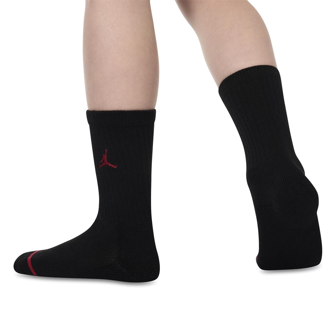 Air Jordan 3 Pack Crew Socks Juniors