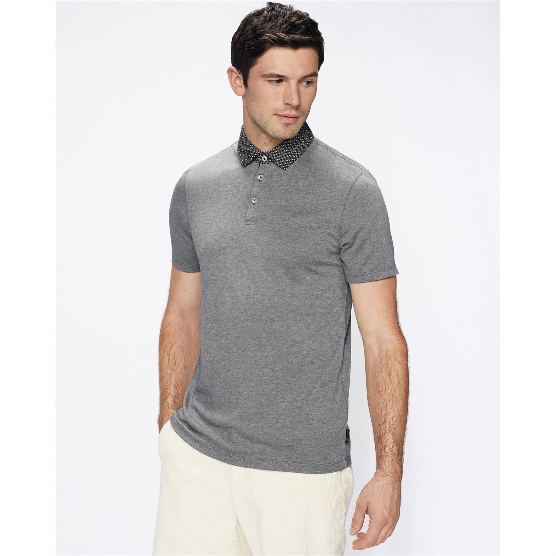 Ted Baker Frend Polka Short Sleeve Polo Shirt