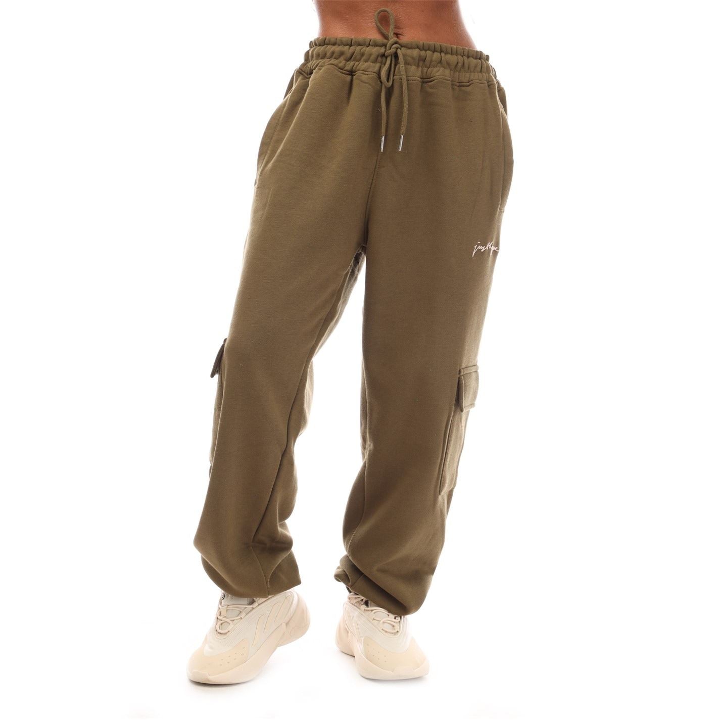 Hype Solid Patterned Cargo Combat Joggers