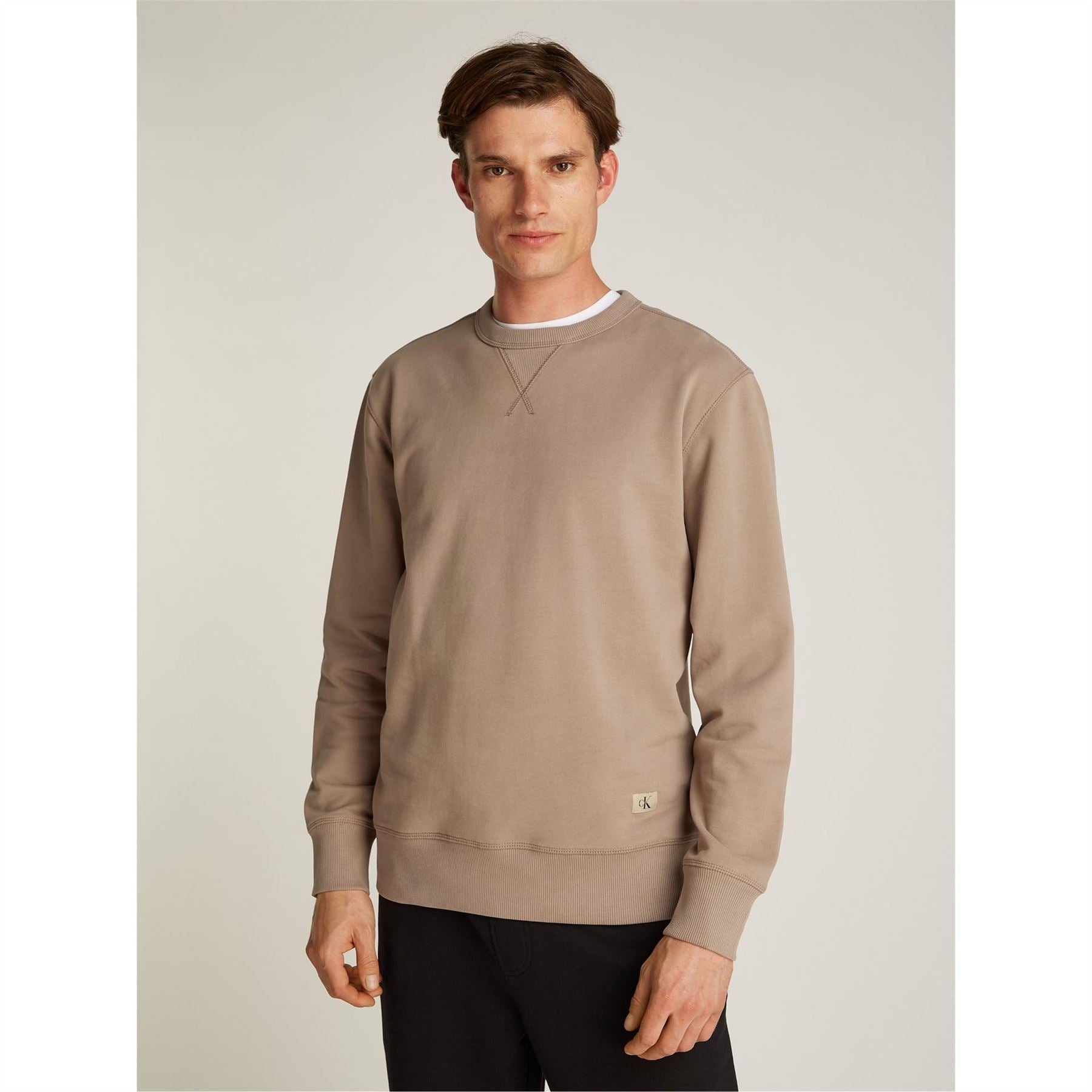 Calvin Klein Jeans Label Regular Fit Long Sleeve Sweatshirt