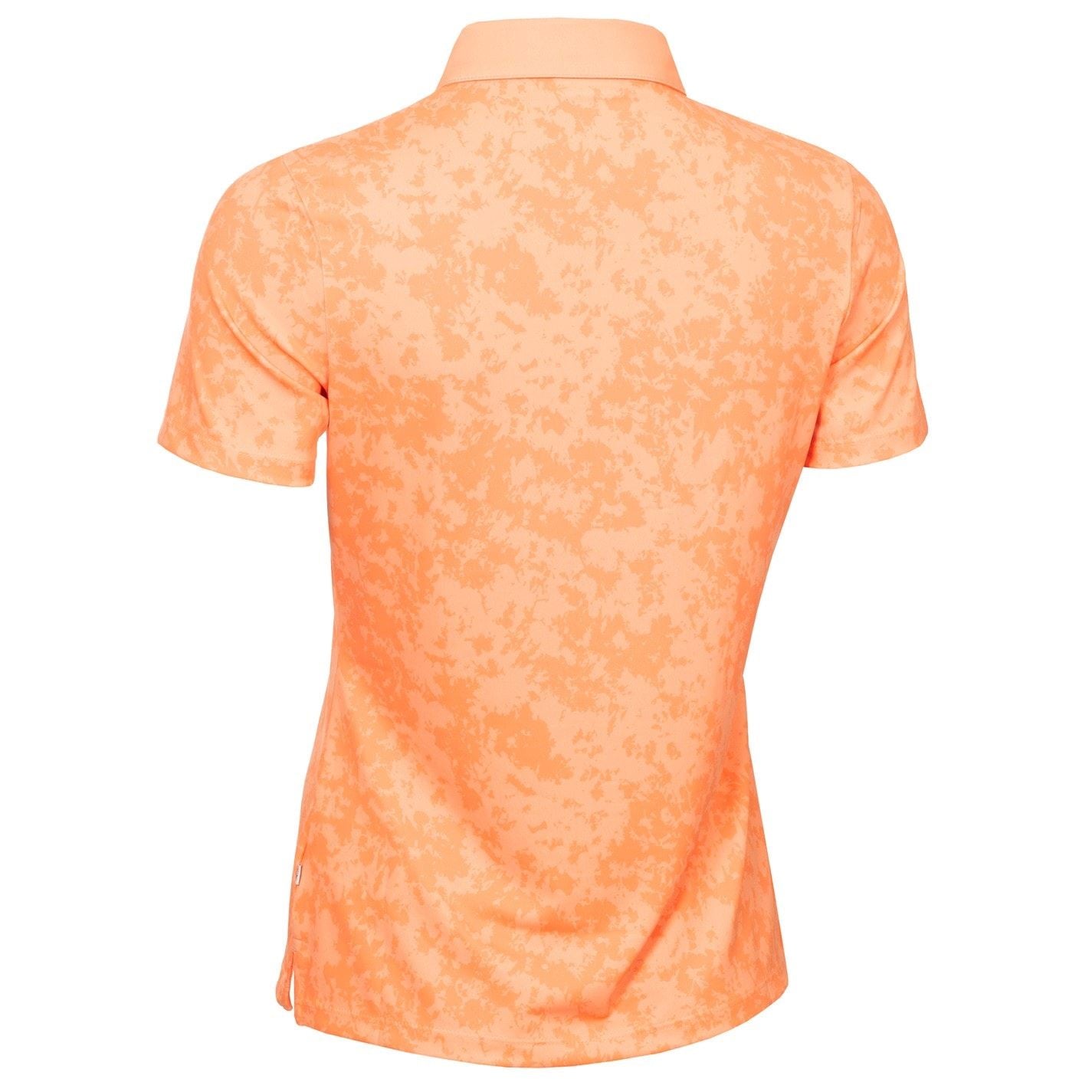 Calvin Klein Golf Canvas Print Collared Neck Polo Shirt