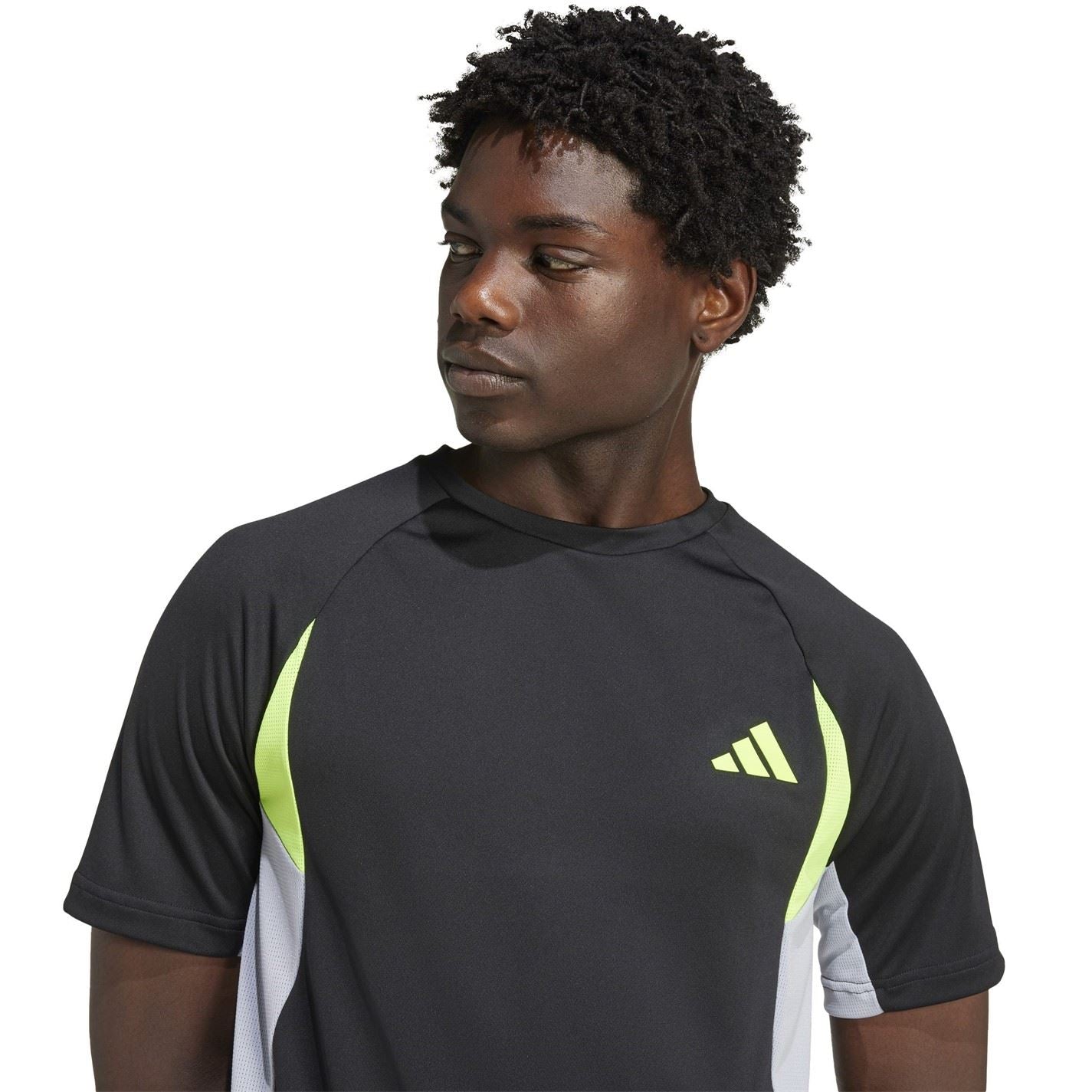 adidas Mens Climacool Colorblock T-Shirt