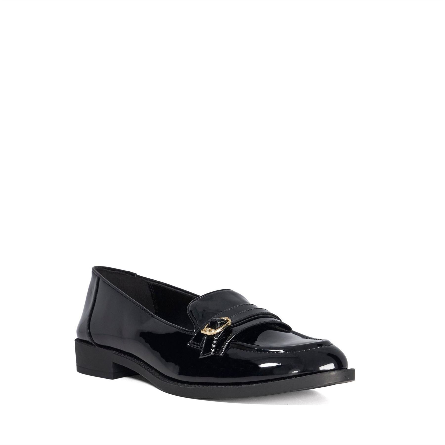 Dune London Lo Globing Smart Loafers with Block Heel