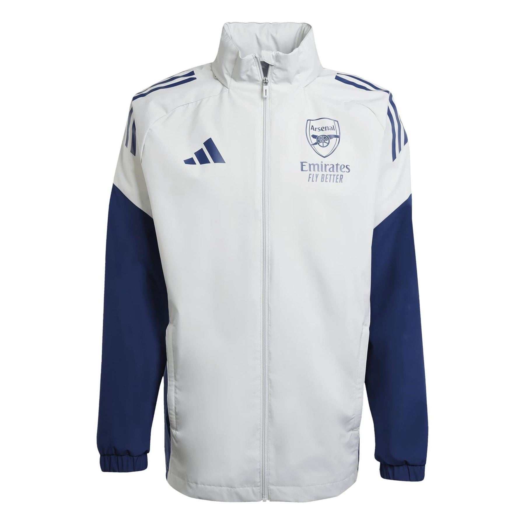 adidas AFC Colour Block Side Pocket Rain Coat