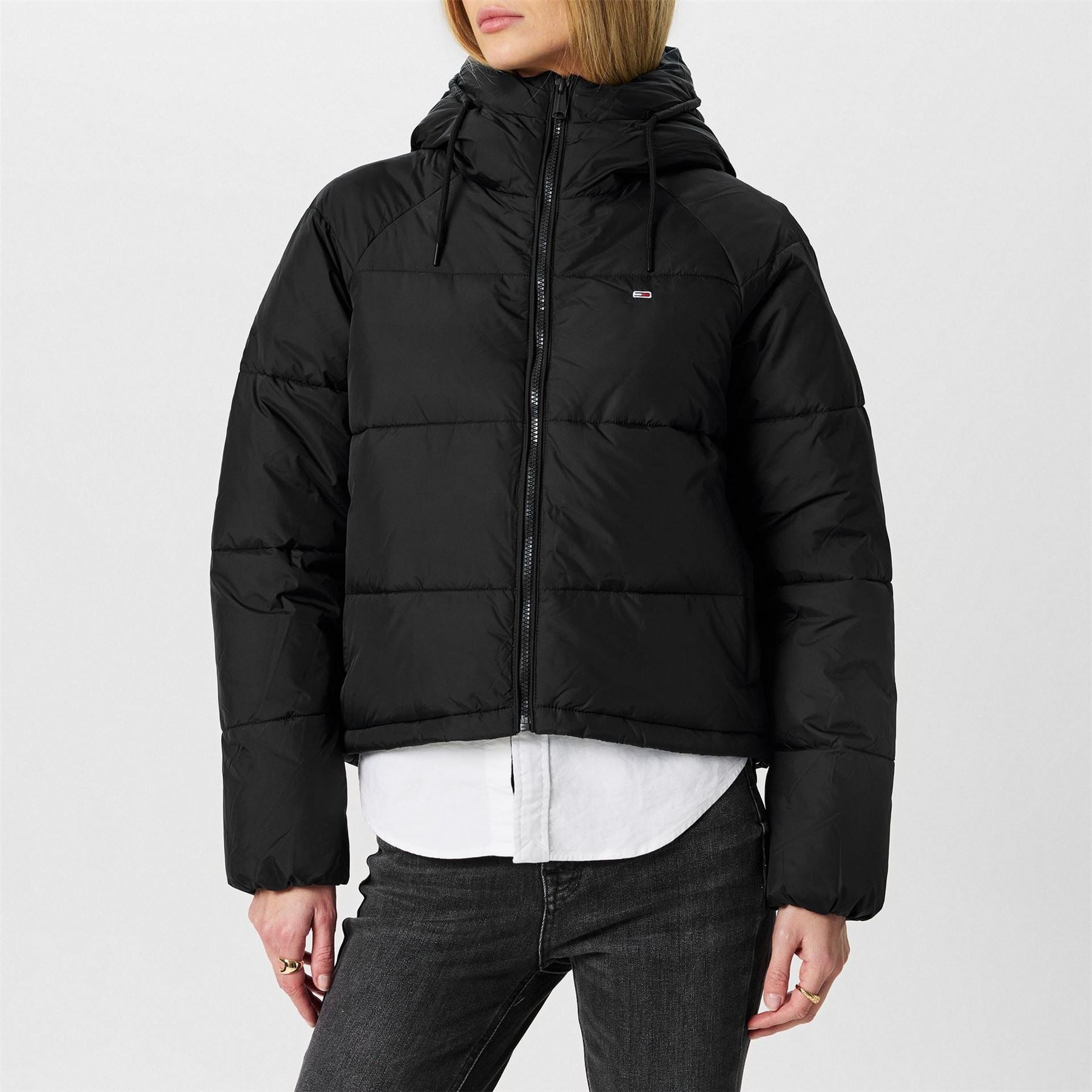 Tommy Jeans  Recycled Hooded Short Puffer Jacket