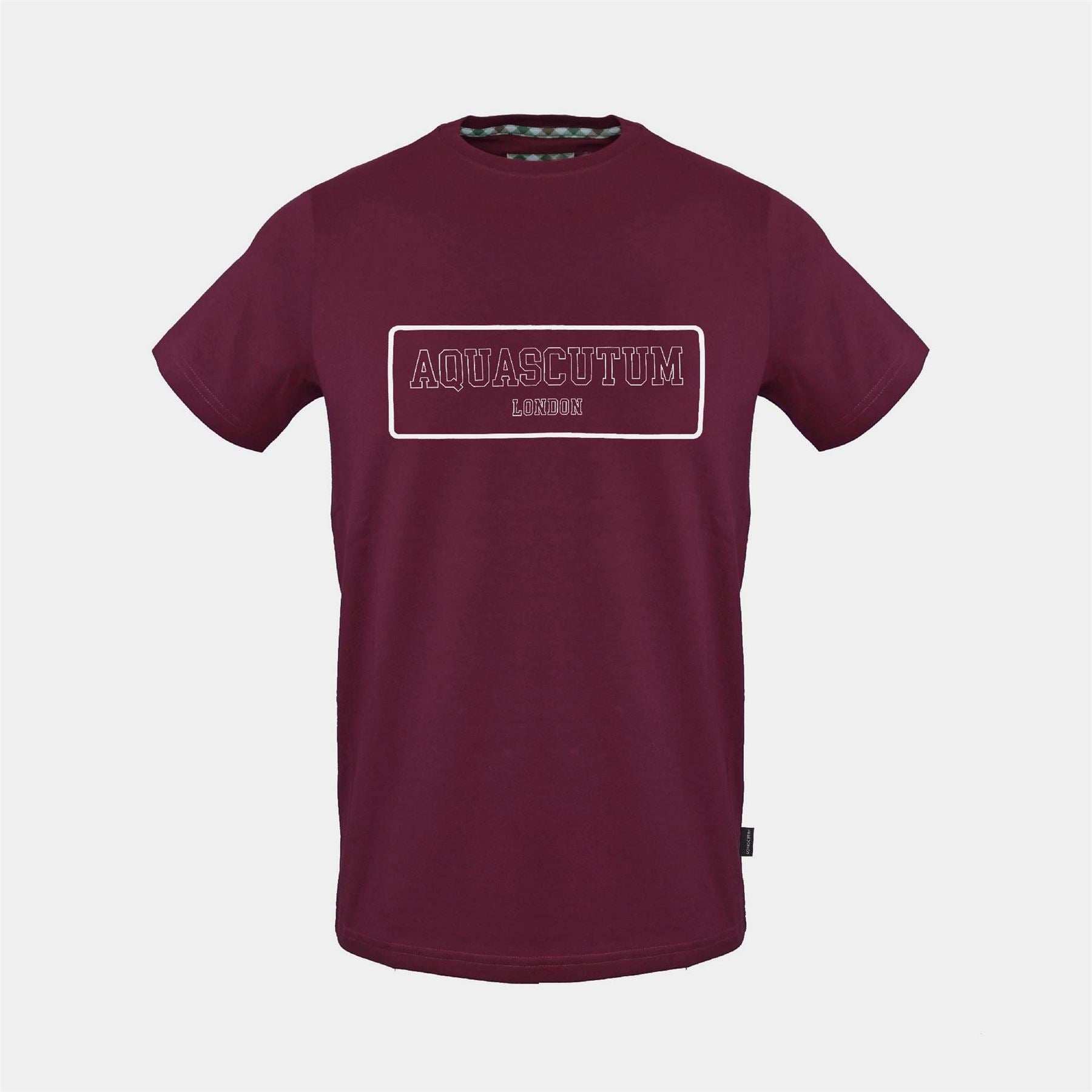 Aquascutum Printed Logo Crew Neck Short Sleeve Jersey T-Shirt