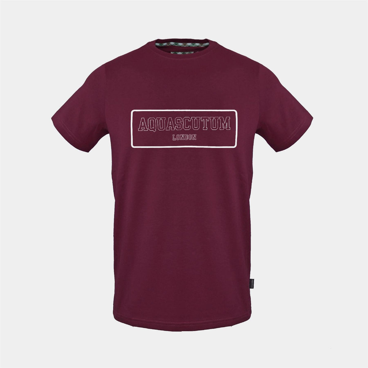 Aquascutum Printed Logo Crew Neck Short Sleeve Jersey T-Shirt