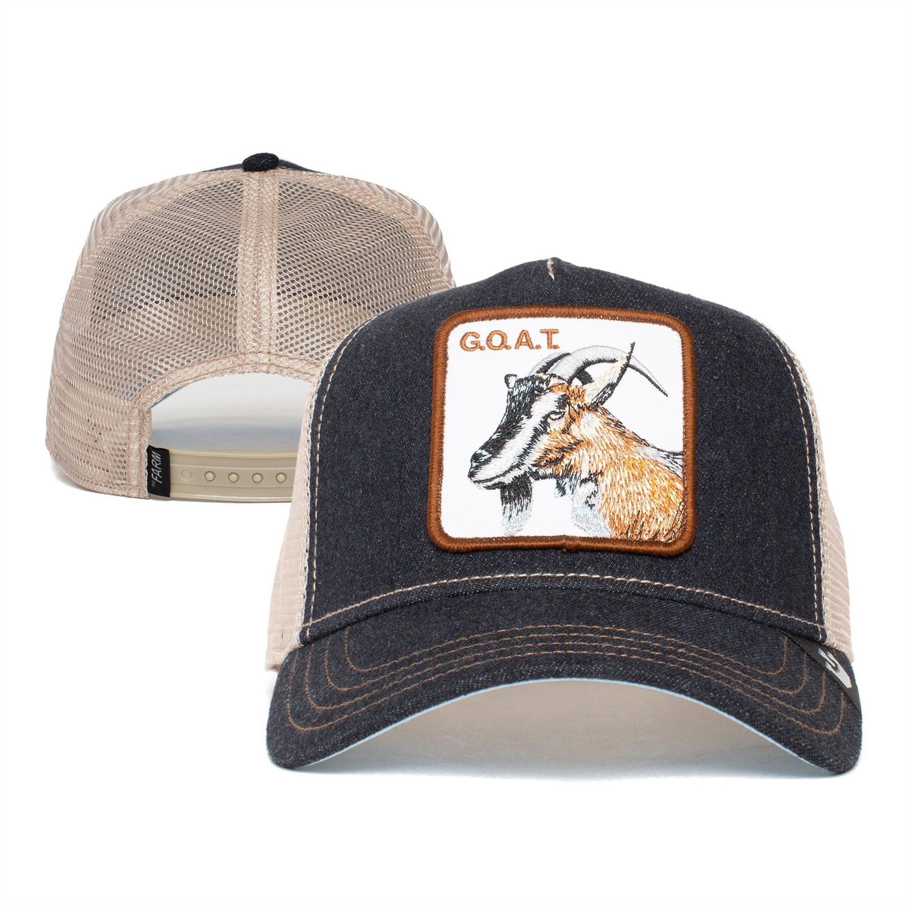 Goorin Bros Adjustable Trucker Cap with Pre-Curved Brim