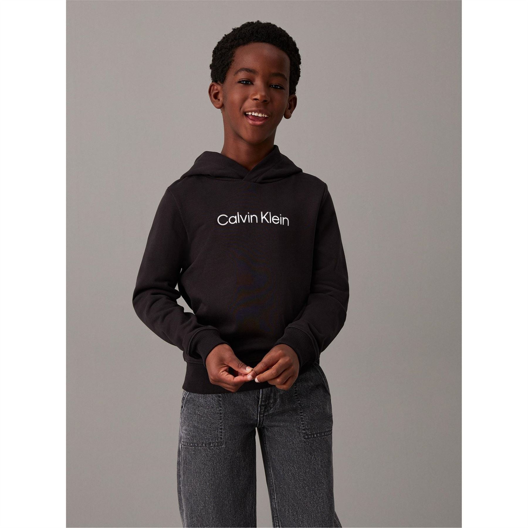 Calvin Klein Jeans Ckj Inst Logo Over The Head Hoodie