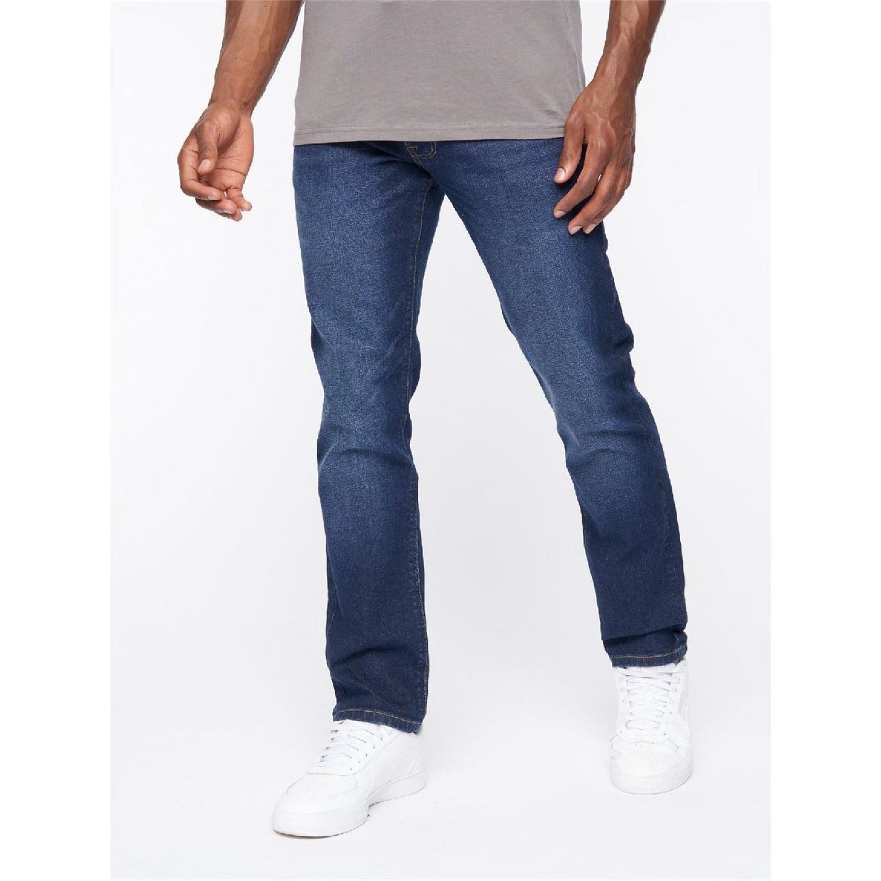 Crosshatch Cadman Straight Leg Jeans