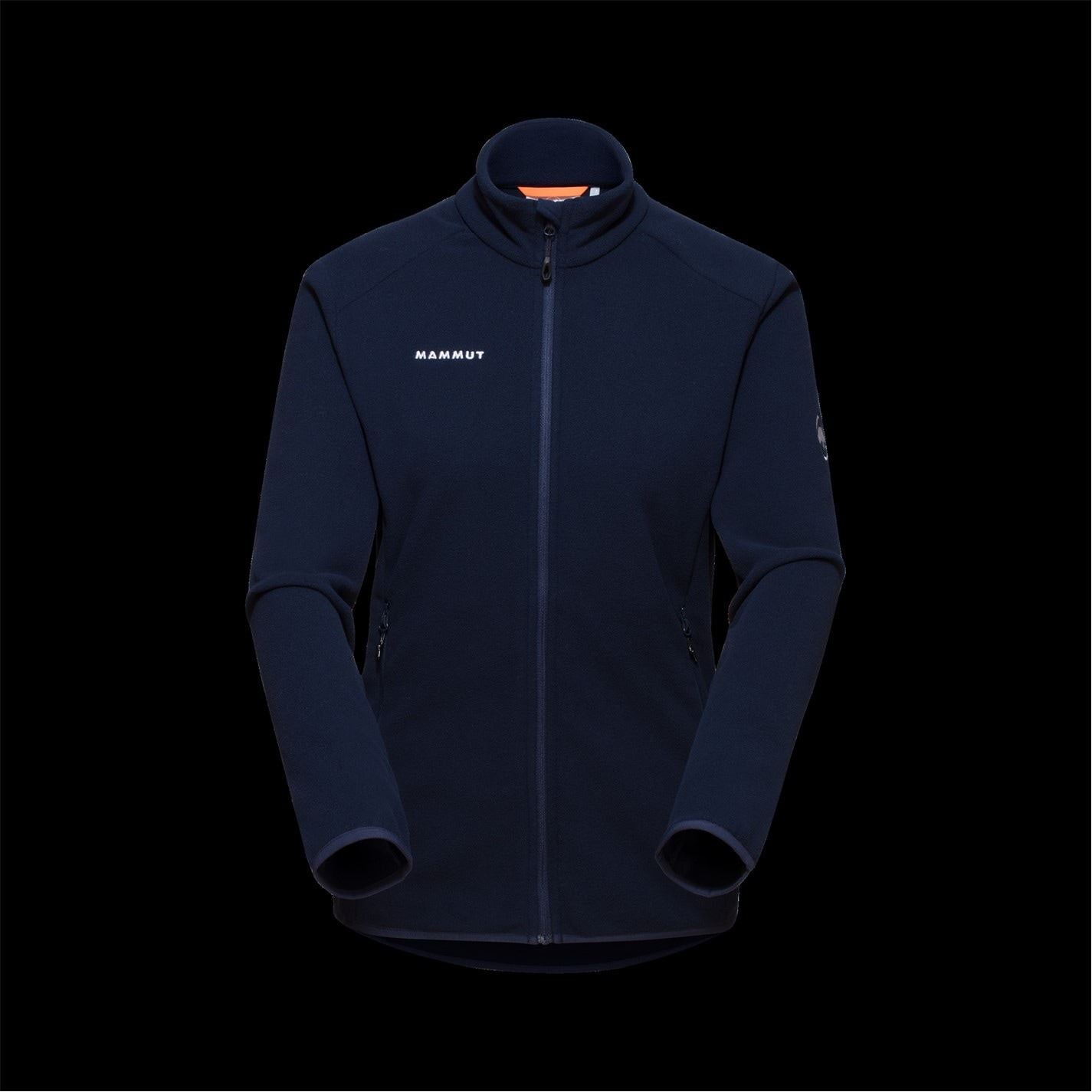 Mammut Innom Solid Patterned Full Zipper Ribbed Cuff Jacket