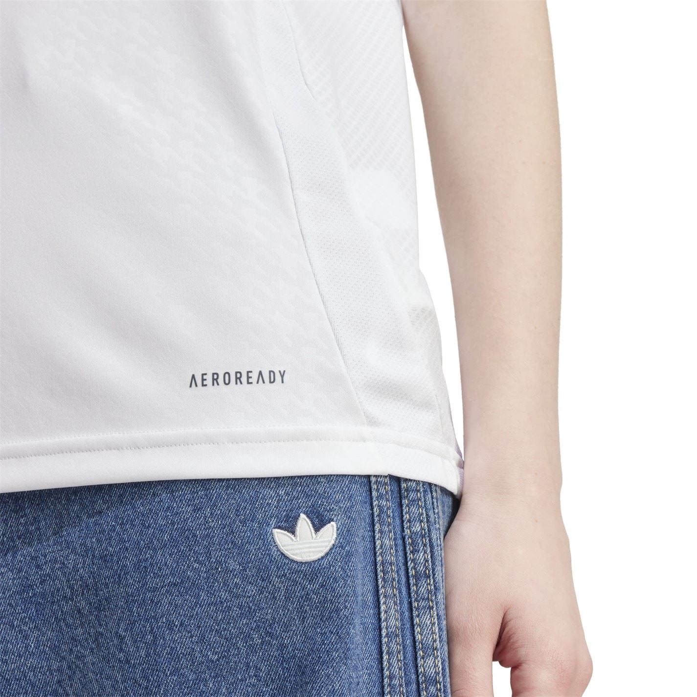 adidas Jersey Raglan Sleeve V-Neck Competition T-Shirt