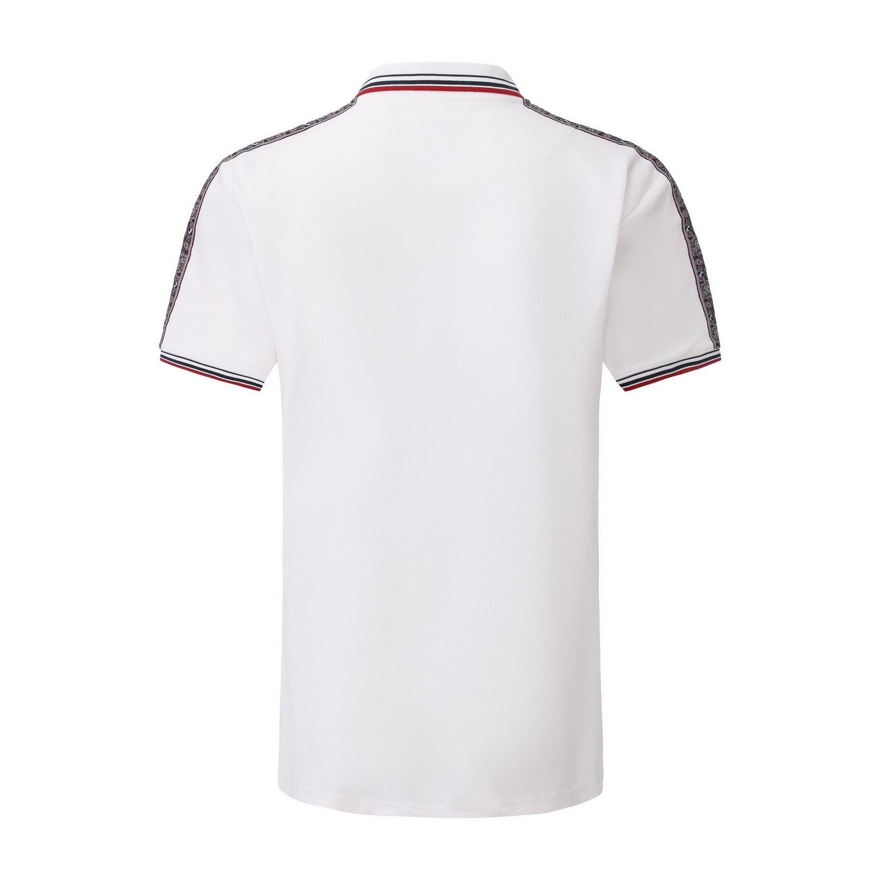 Pretty Green Mens Green Tape Polo