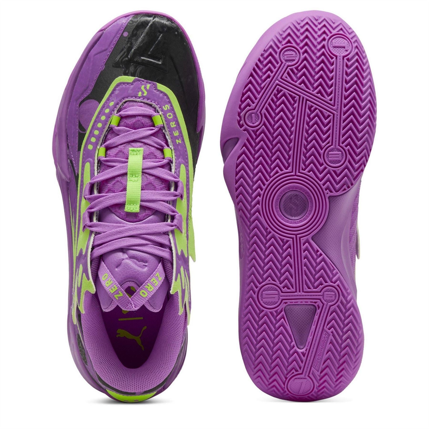 Puma Scoot Zeros Ii Purple Lab Basketball Trainers