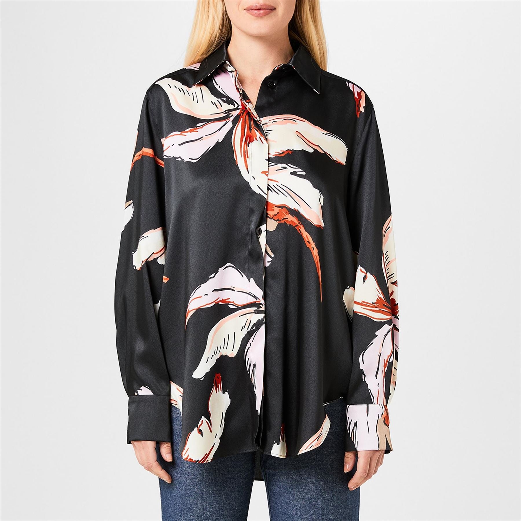 Marella Lugano Floral Long Sleeve Patterned Shirt
