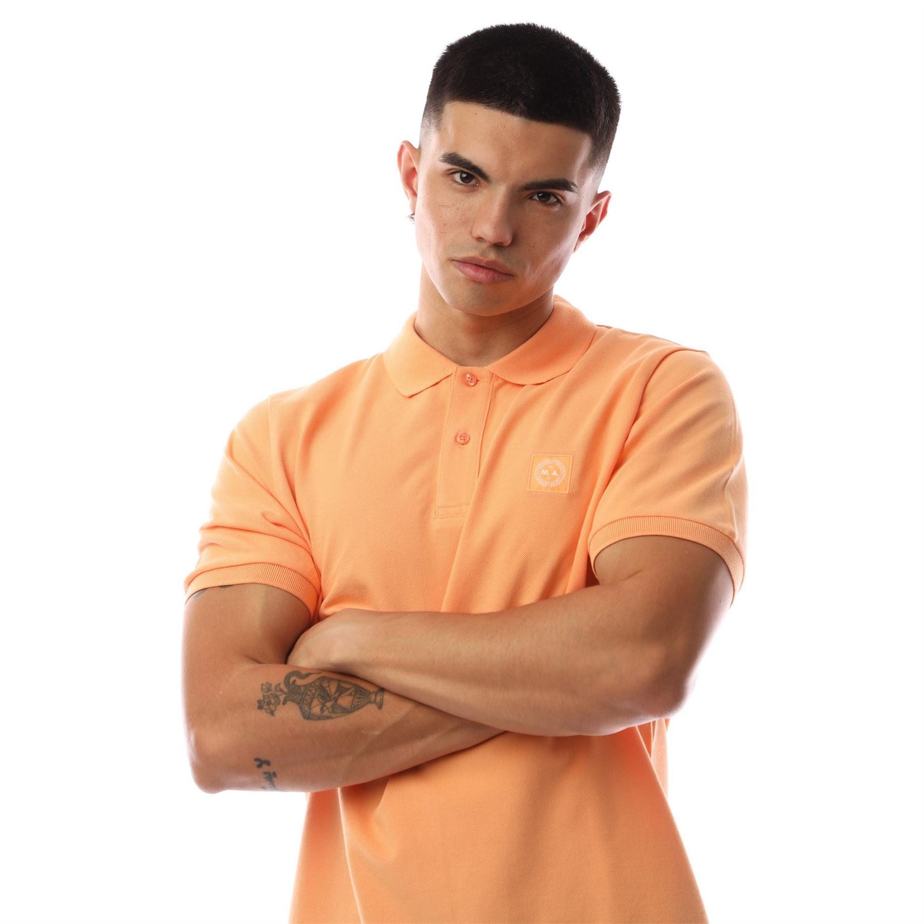 Marshall Artist Siren Collared Neck Short Sleeve Polo Shirt
