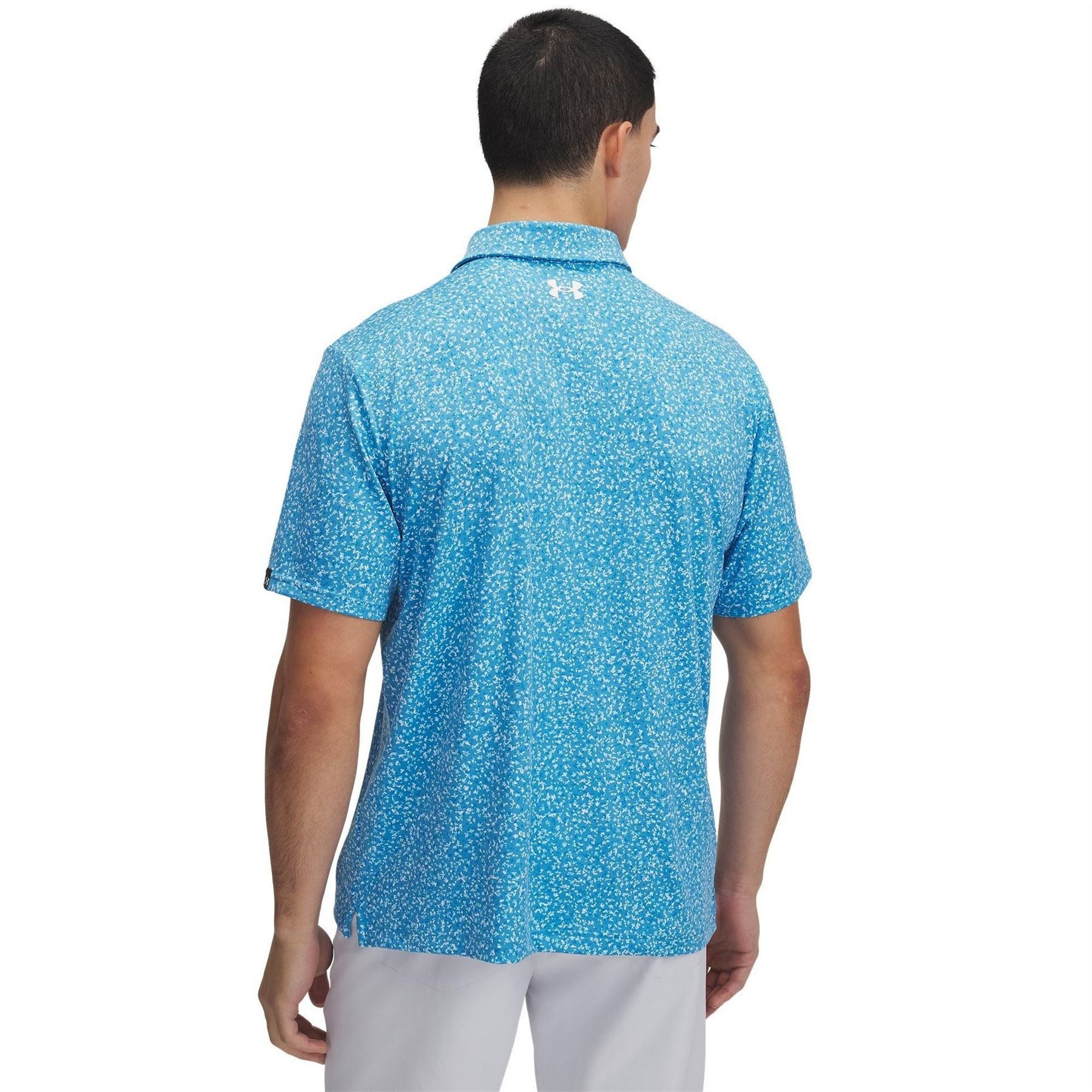 Under Armour Printed Collared Neck Short Sleeve Polo Shirt