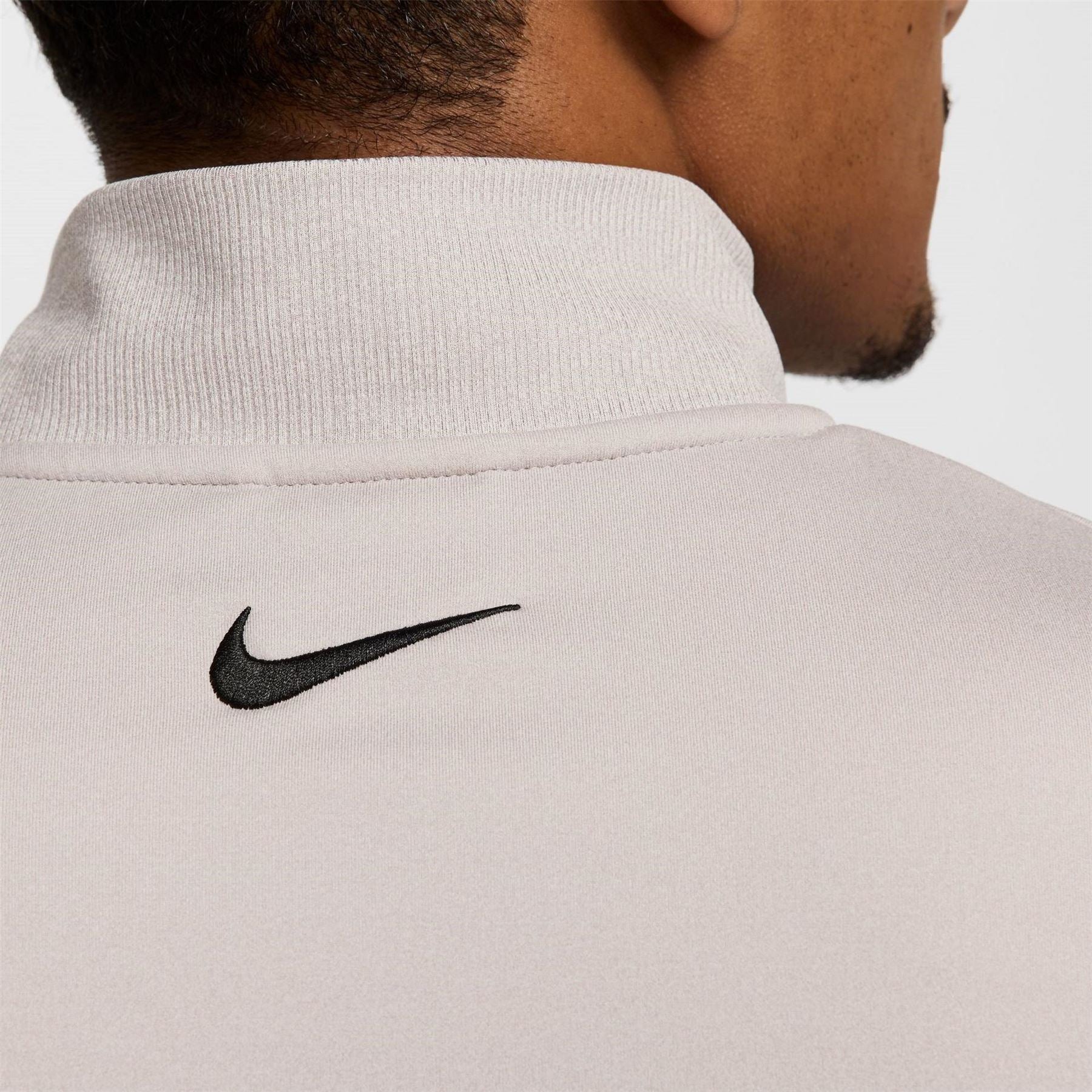 Nike Regular Fit Mock Neck Long Sleeve Sweatshirt