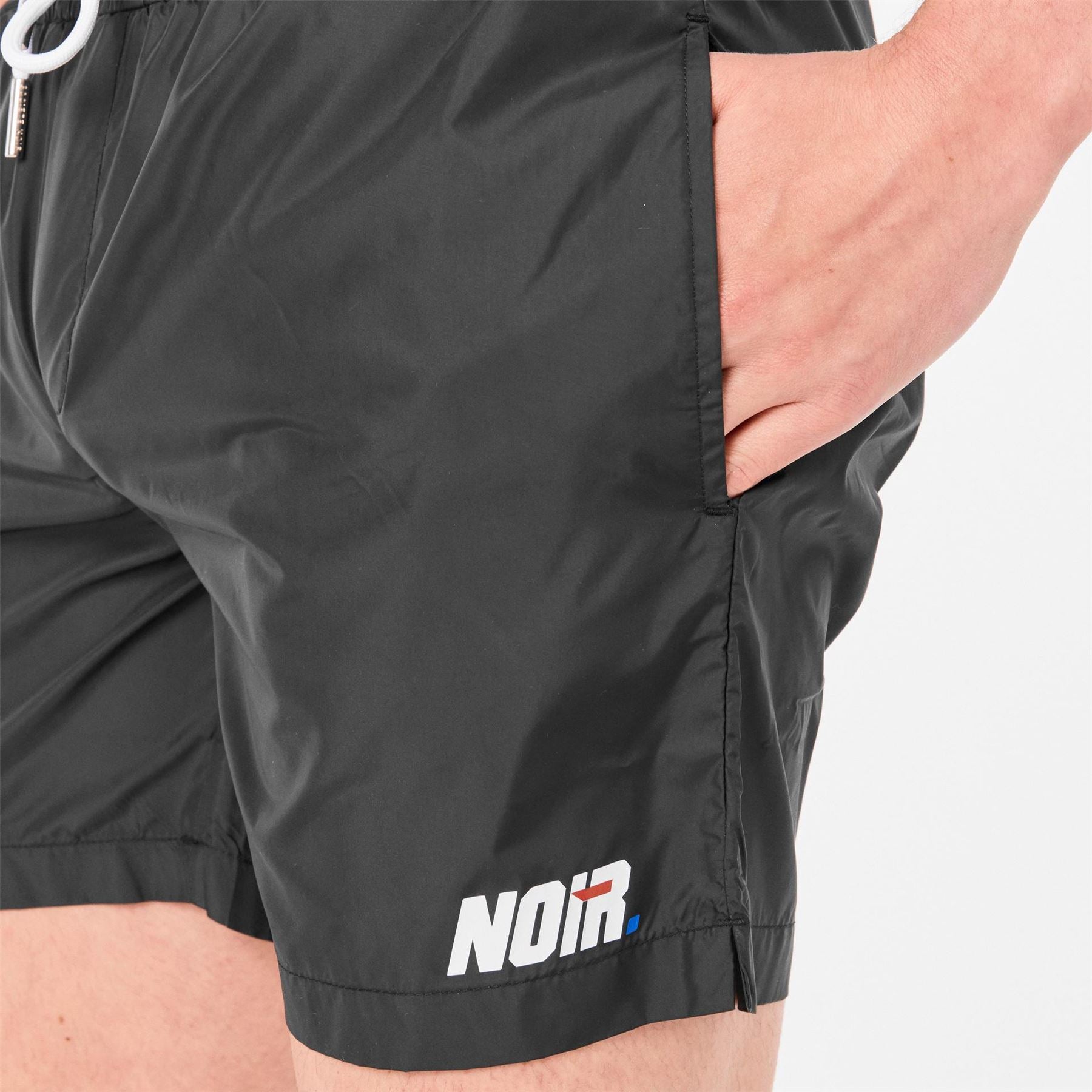 Societe Noir Relaxed Fit Swim Short with Lettering