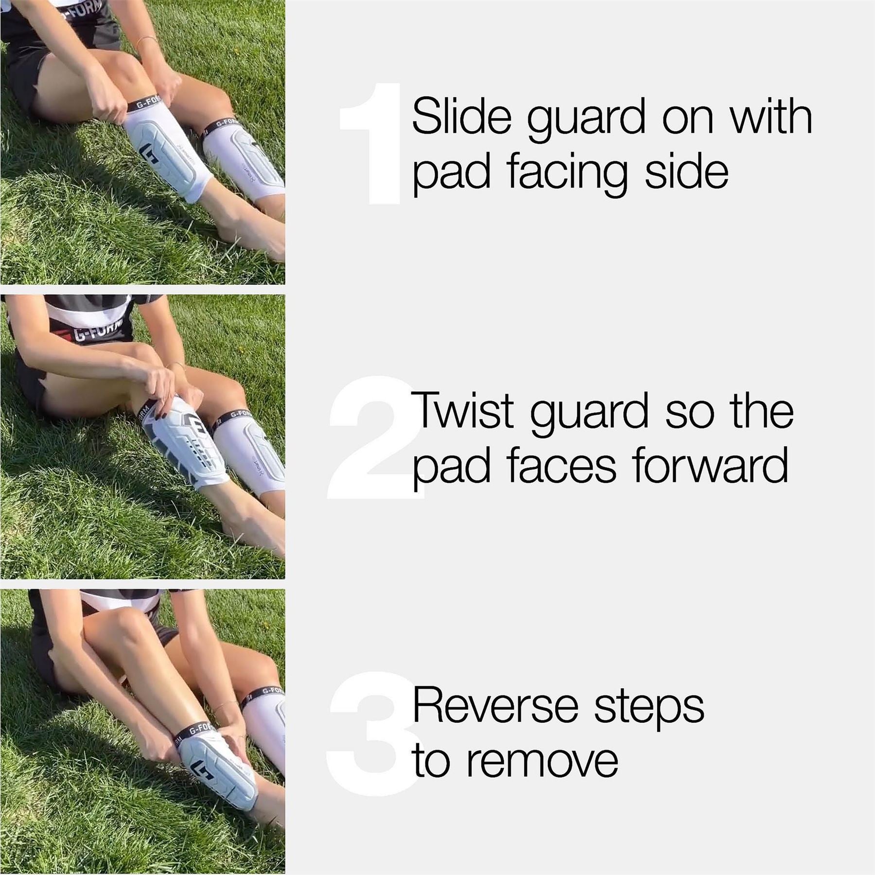 G Form Moisture Wicking Ce Certified Shin Pads