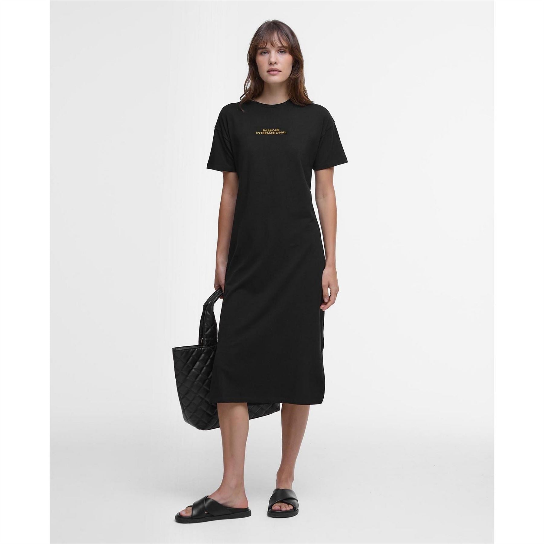 Barbour International Jersey Midi Dress