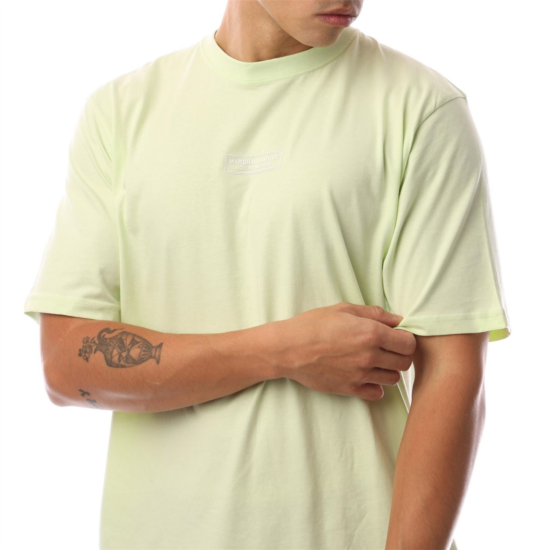 Marshall Artist Logo Print Crew Neck Short Sleeve T-Shirt