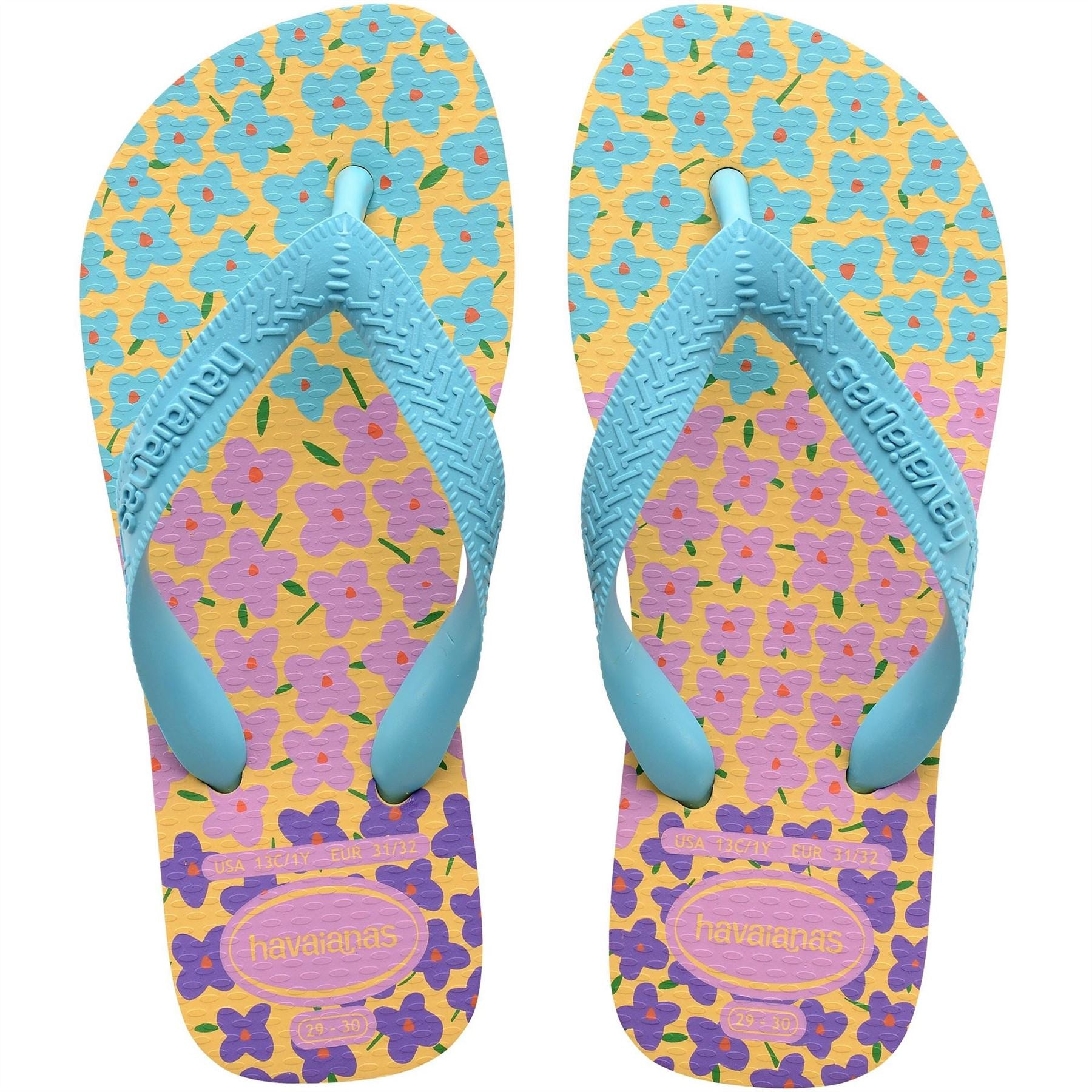 Havaianas Kids Flores Beige Flip Flops