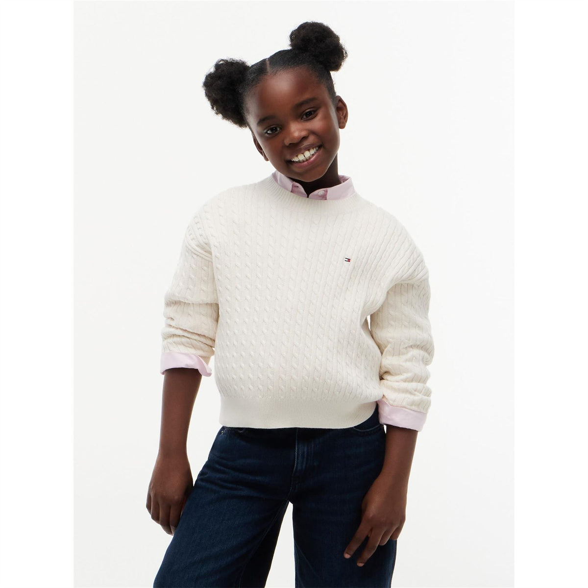 Tommy Hilfiger Long Sleeve Cable Knit Jumper