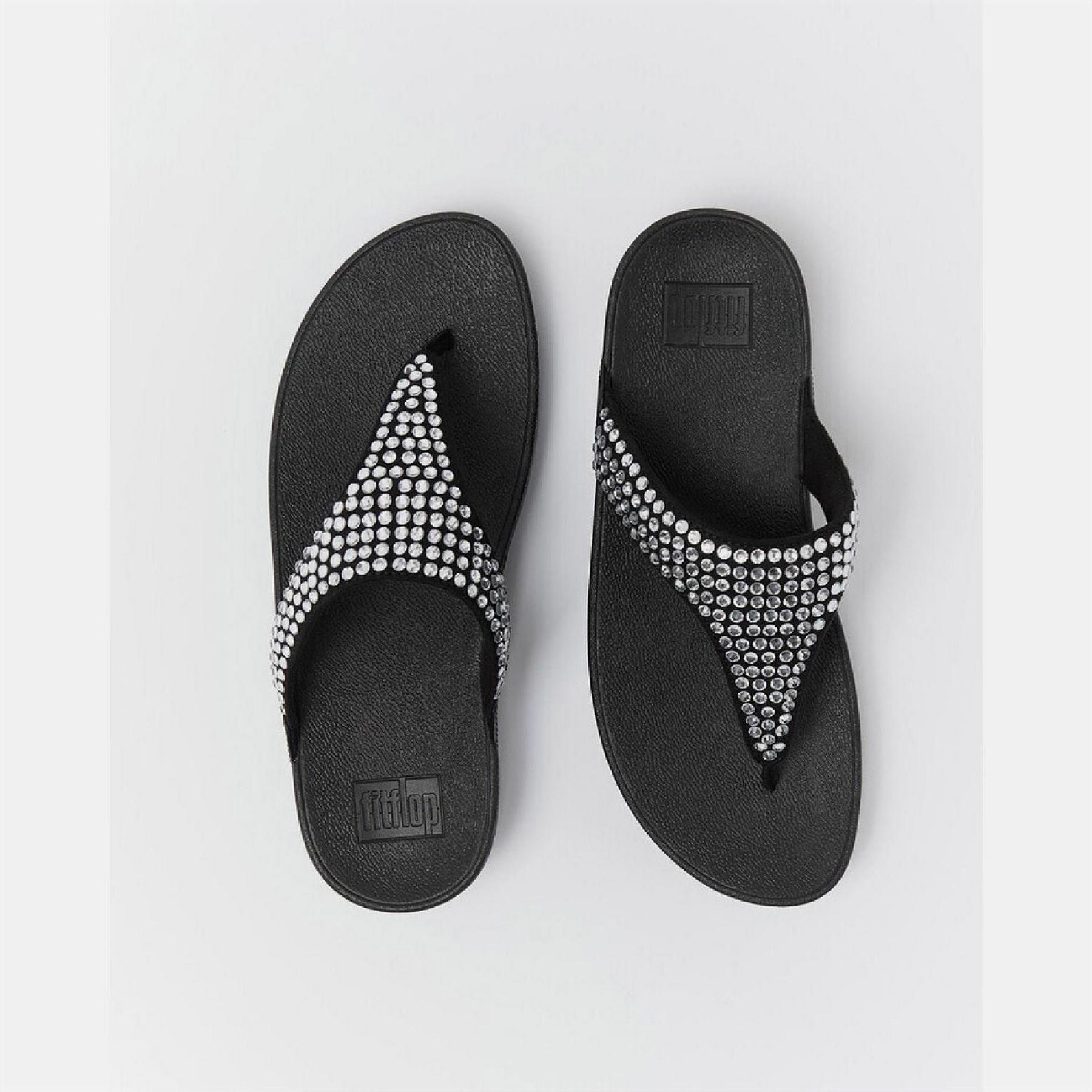 Fitflop Maxi Crystal Toe Post Sandals