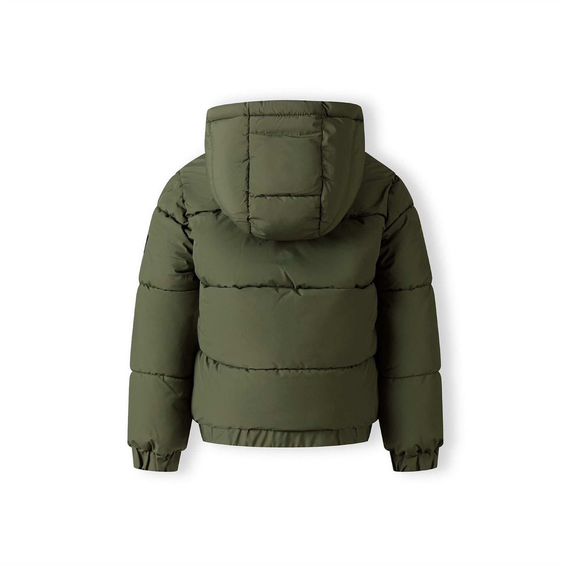 Minoti Boys Ripstop Jacket With High Collar And Elastic Cuffs Khaki