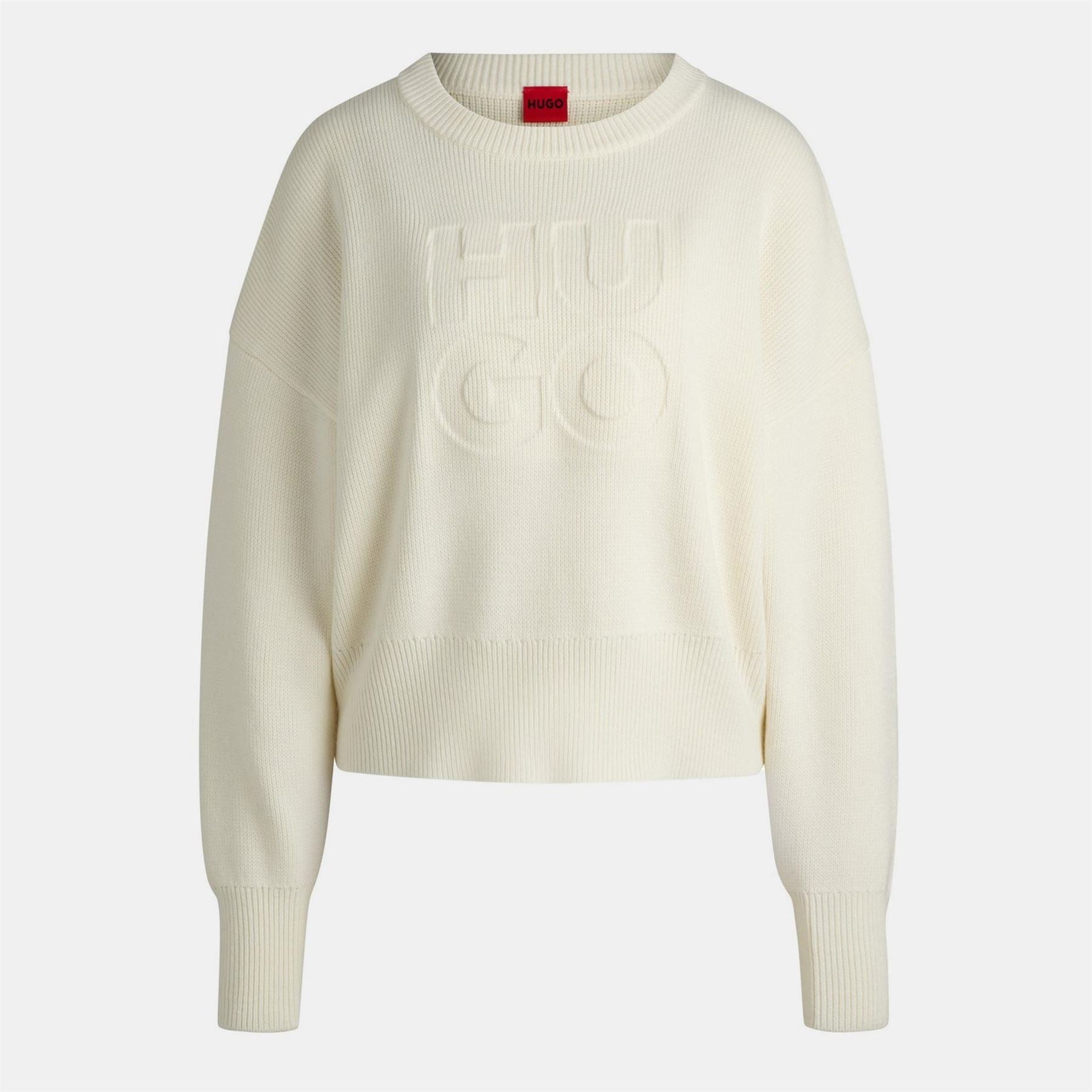 Hugo Sisminye Relaxed Fit Drop Shoulder Long Sleeve Sweater